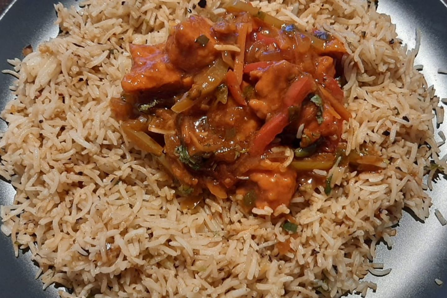 Chicken Mongolian Rice