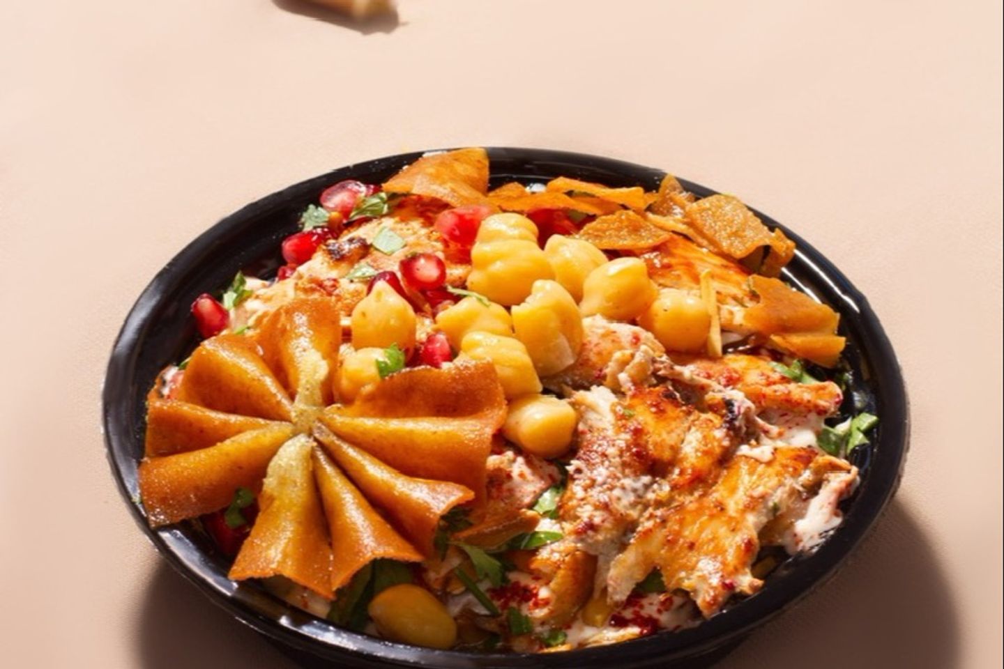 فتة دجاج