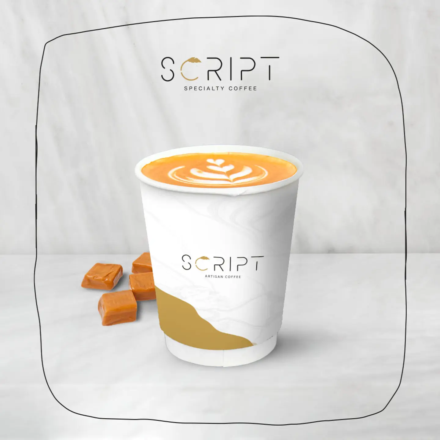 Salted Caramel Latte Hot
