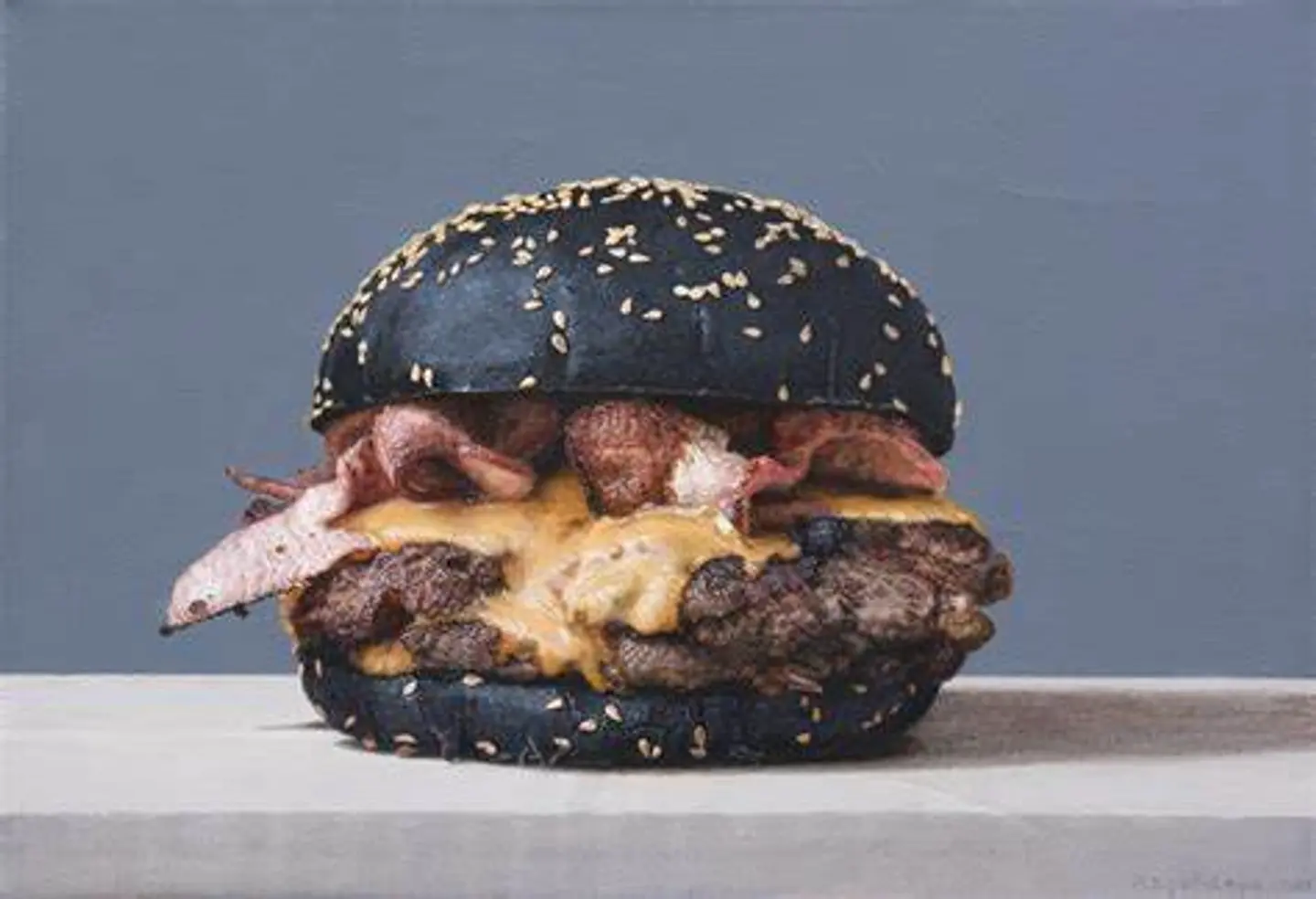 White Mushroom Burger