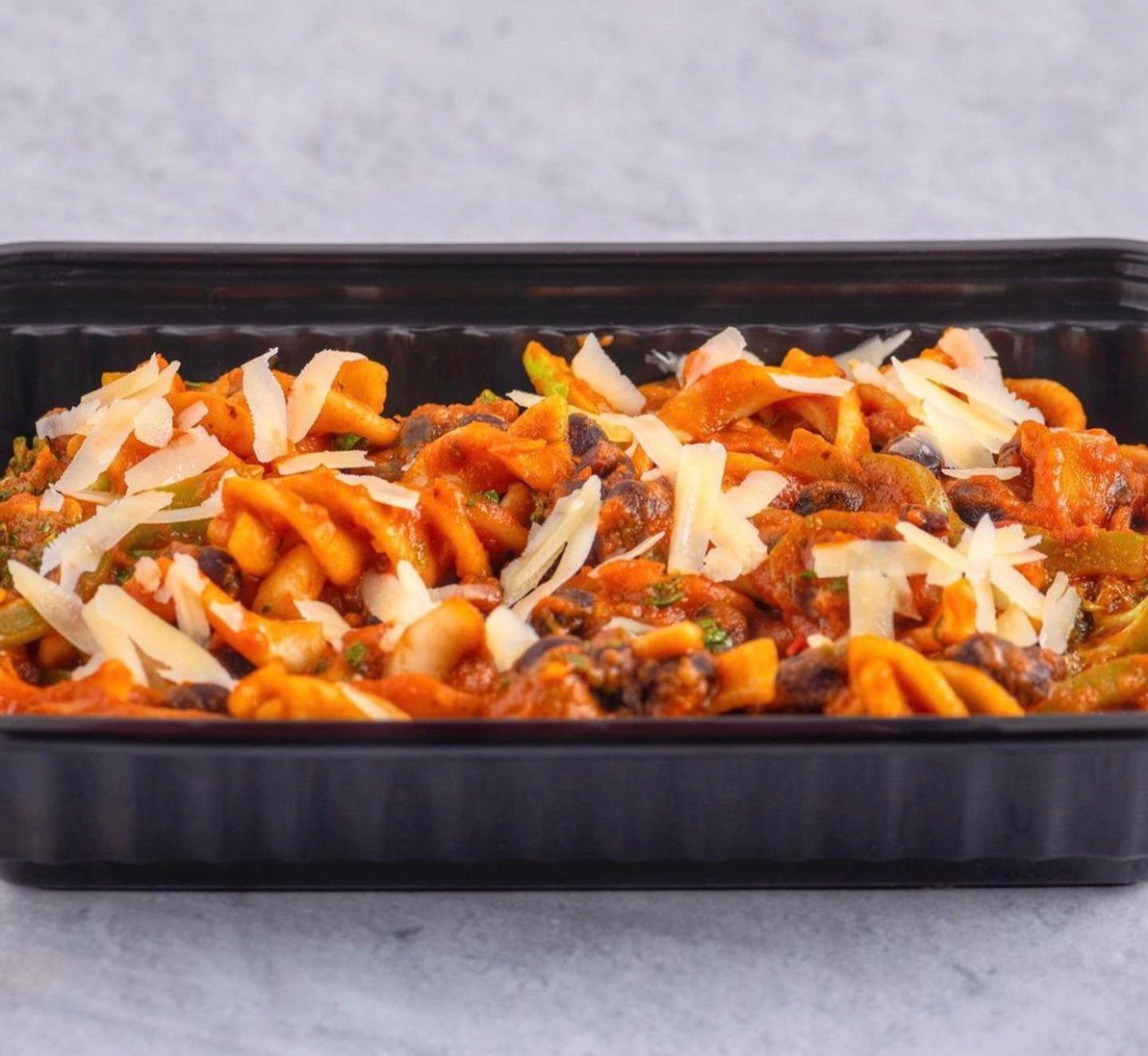 Meat And Black Bean Pasta