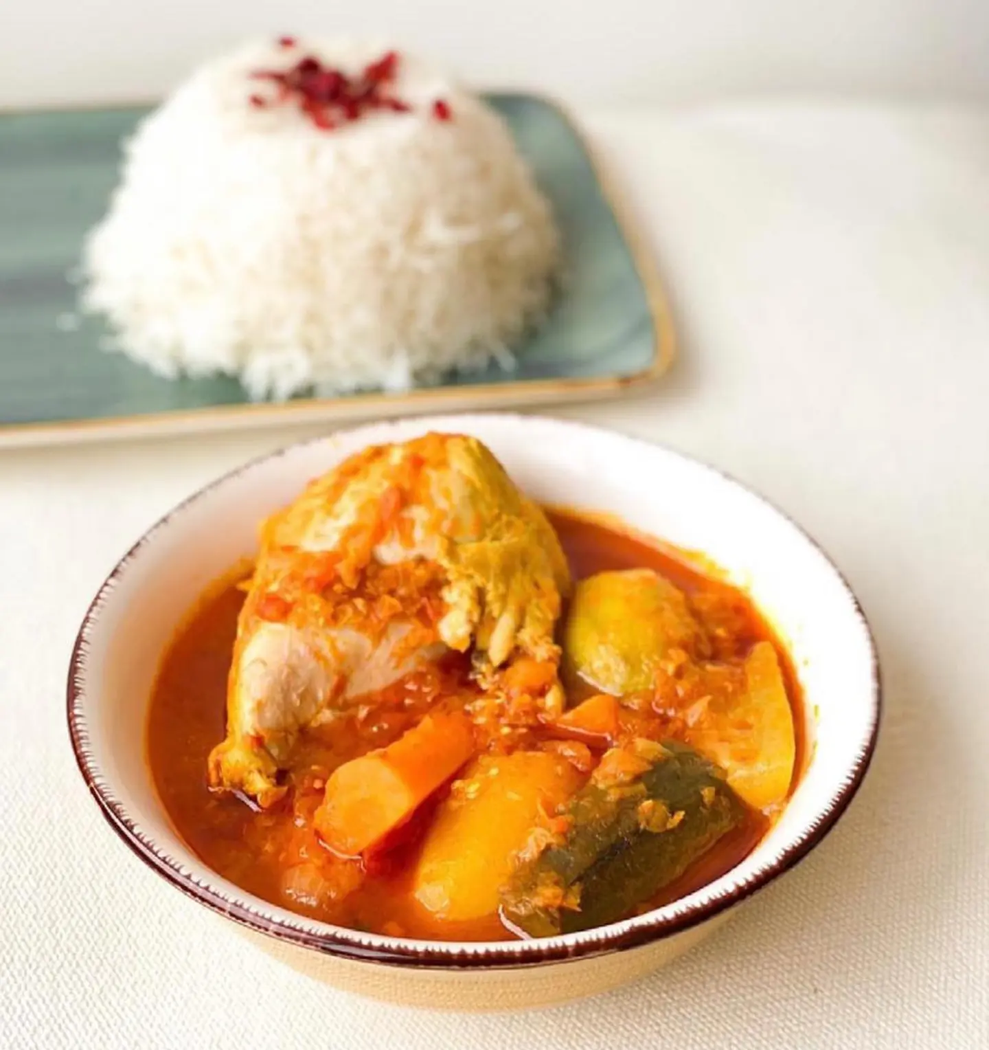 صالونه خضار مشكلة مع الارز الابيض