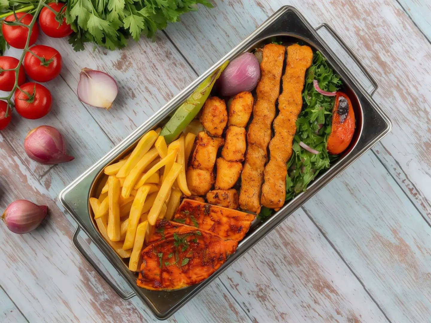 مشاوي دجاج مشكل