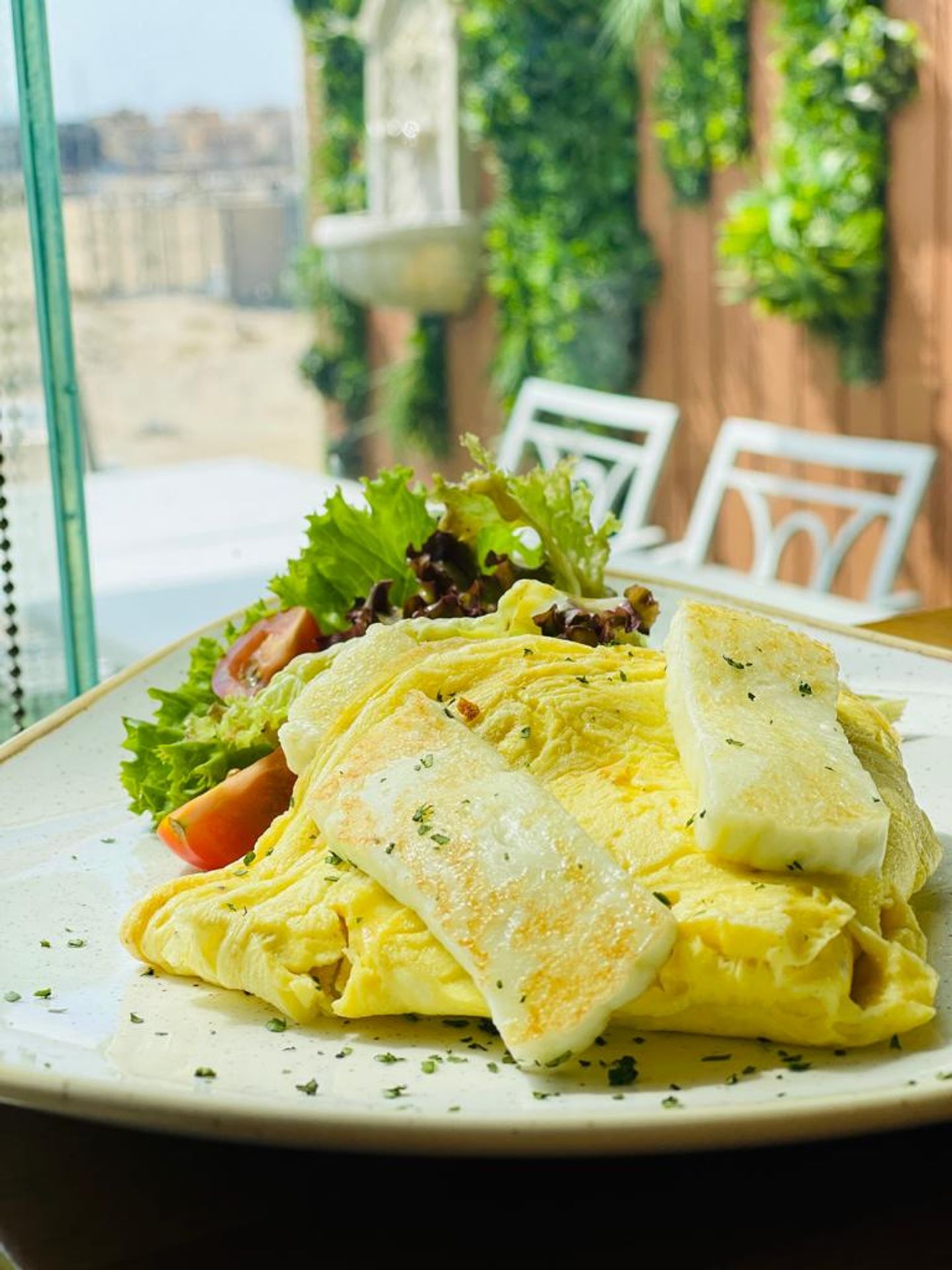 Haloumi Cheese Omelette