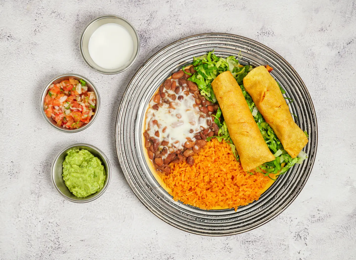 Rolled Corn Tortilla Taquito - Grill Chicken
