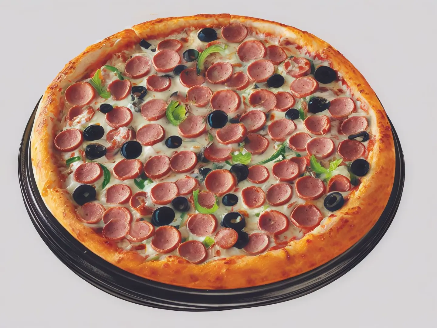 بيتزا نقانق