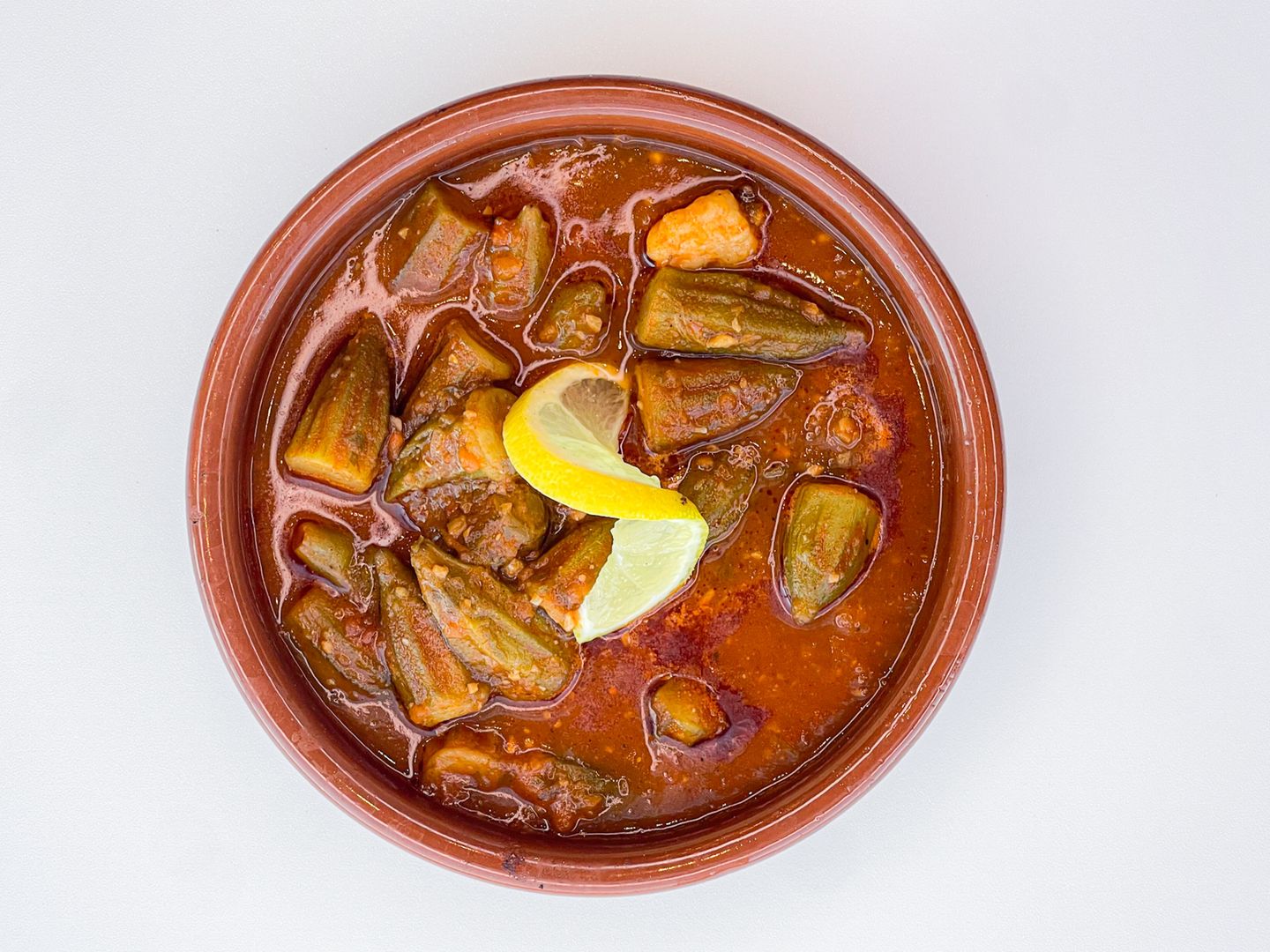 بامية بالدجاج