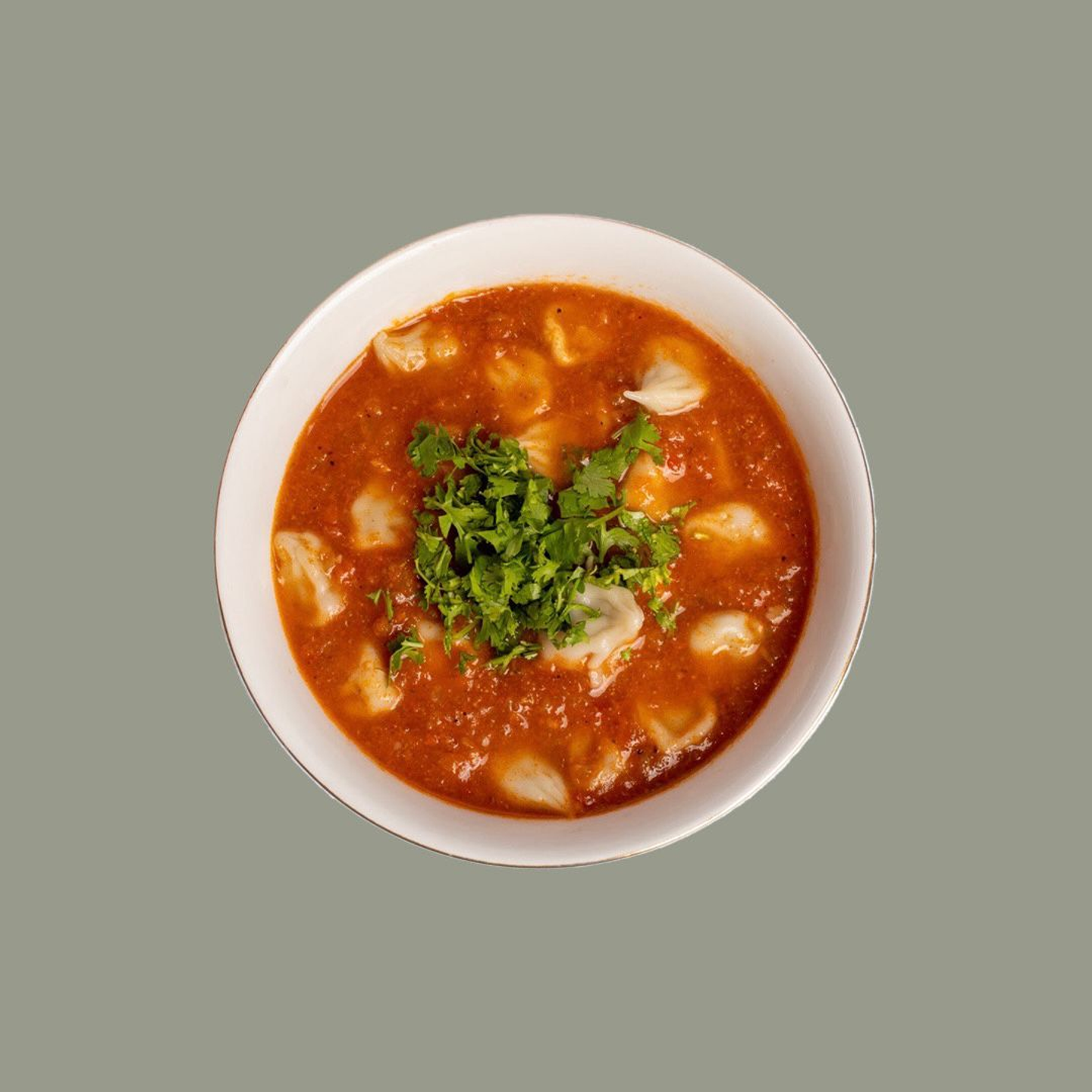 شوربة ششبرك الحمراء