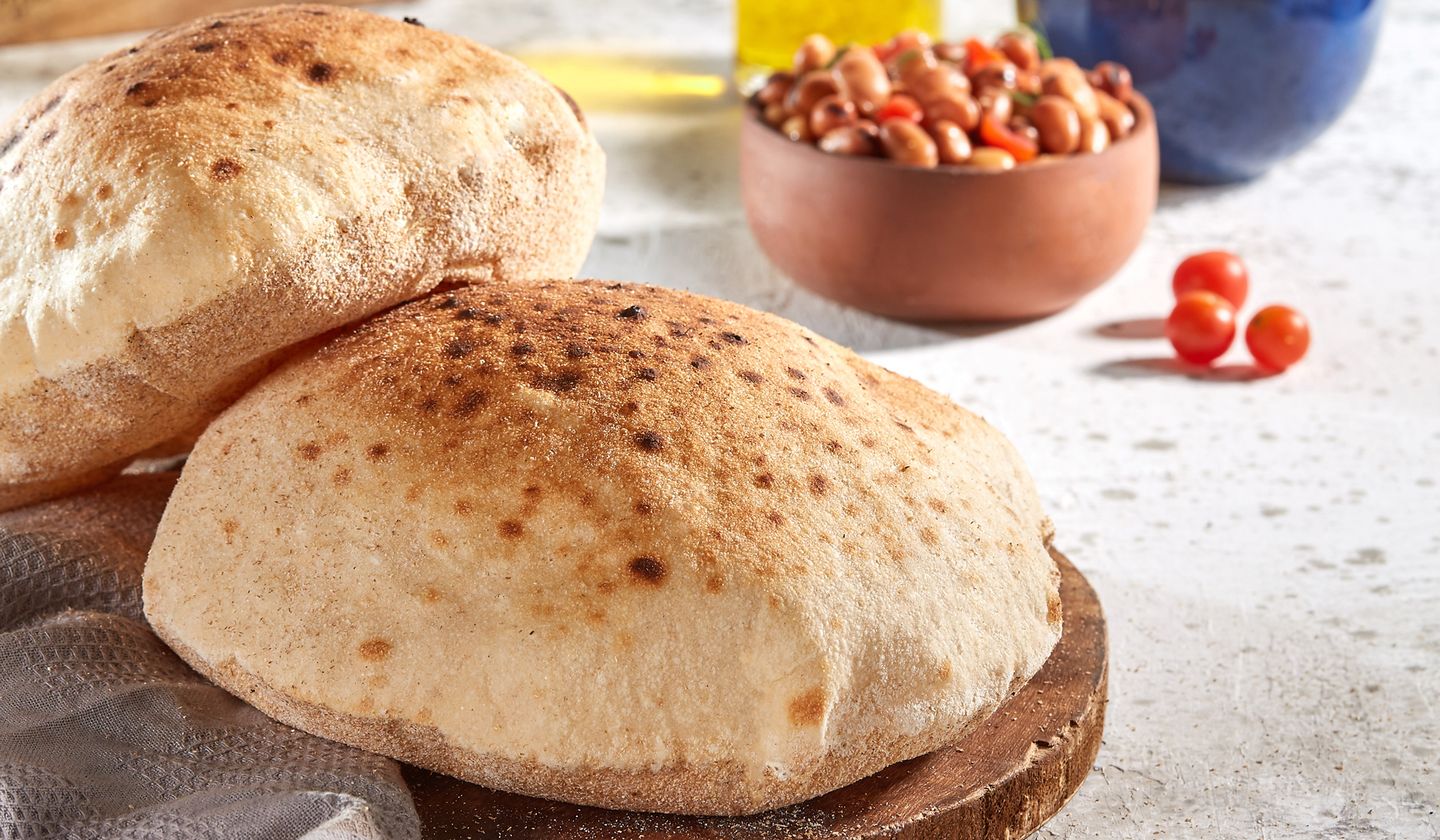 خبز مصري 2 حبة