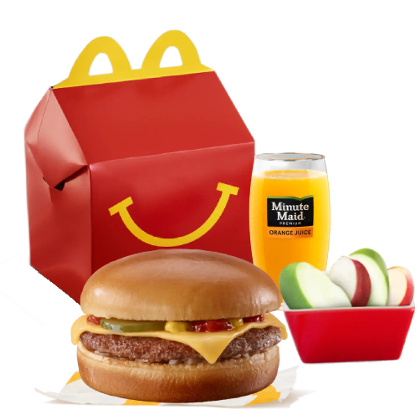 Cheeseburger With Apple