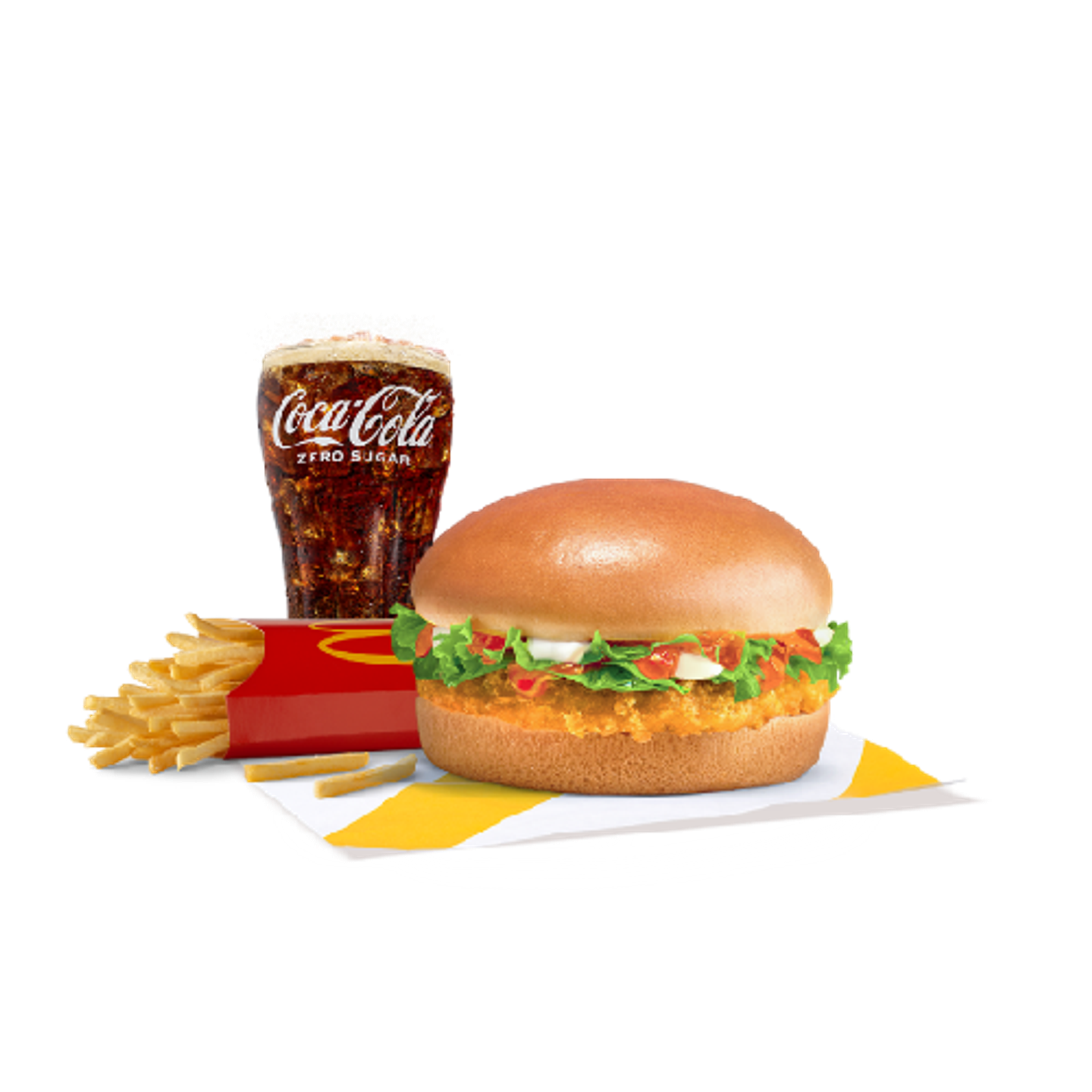 Medium Swicy Chicken Burger Meal