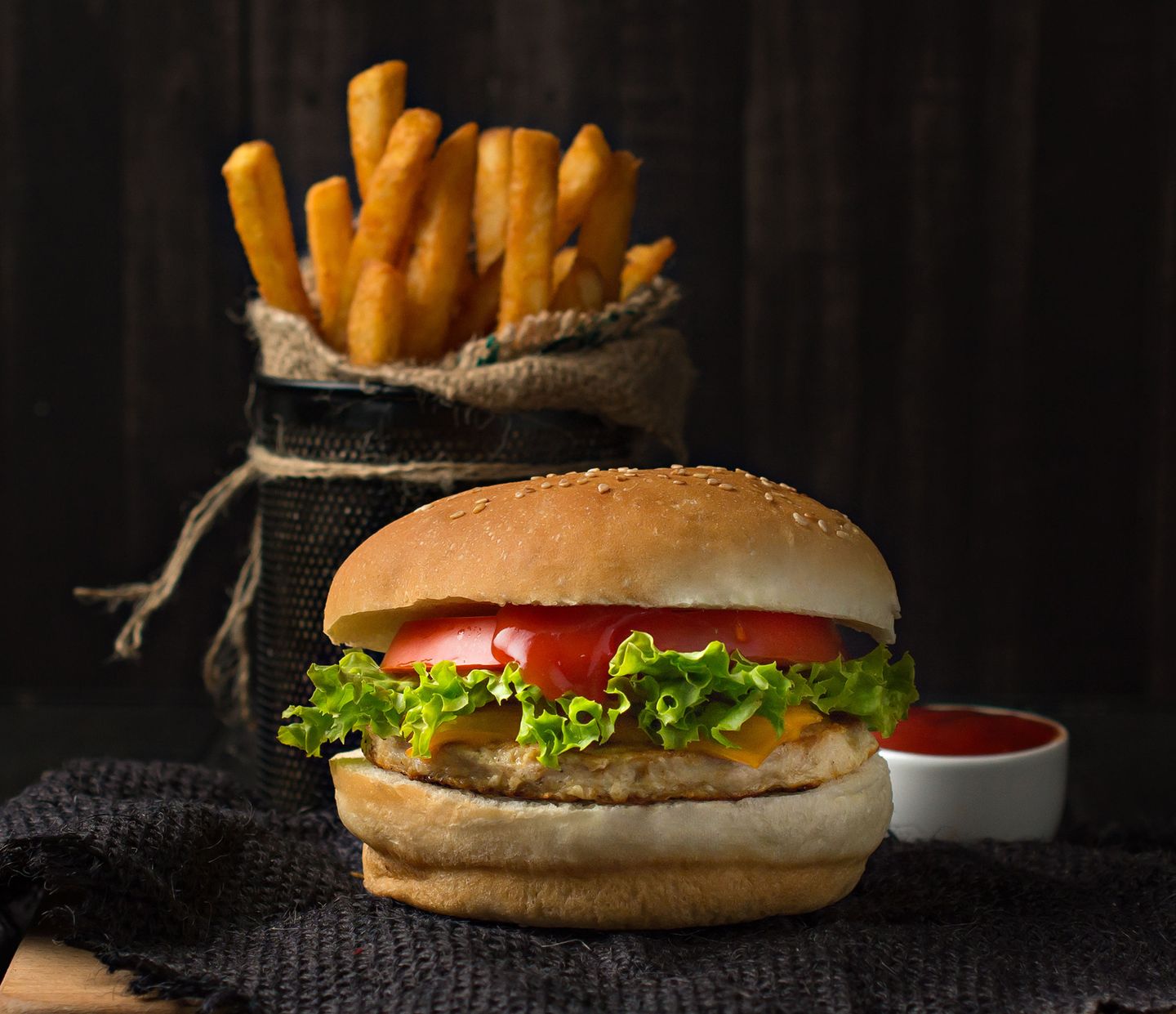 Chicken Burger Combo
