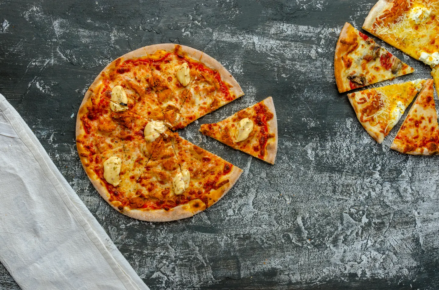 بيتزا دجاج تشيلي