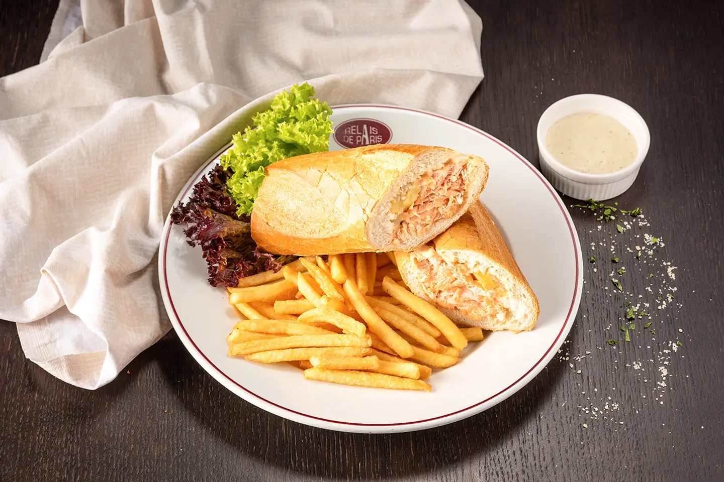 L'entrecôte Du Baguette   Saumon