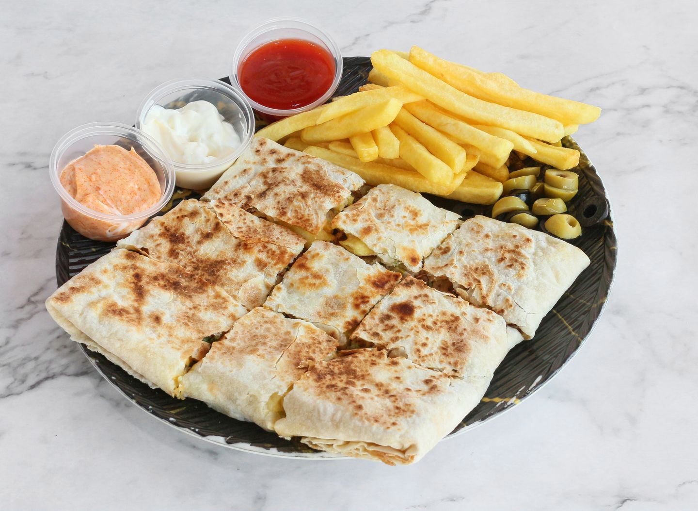 وجبة شاورما اسباني