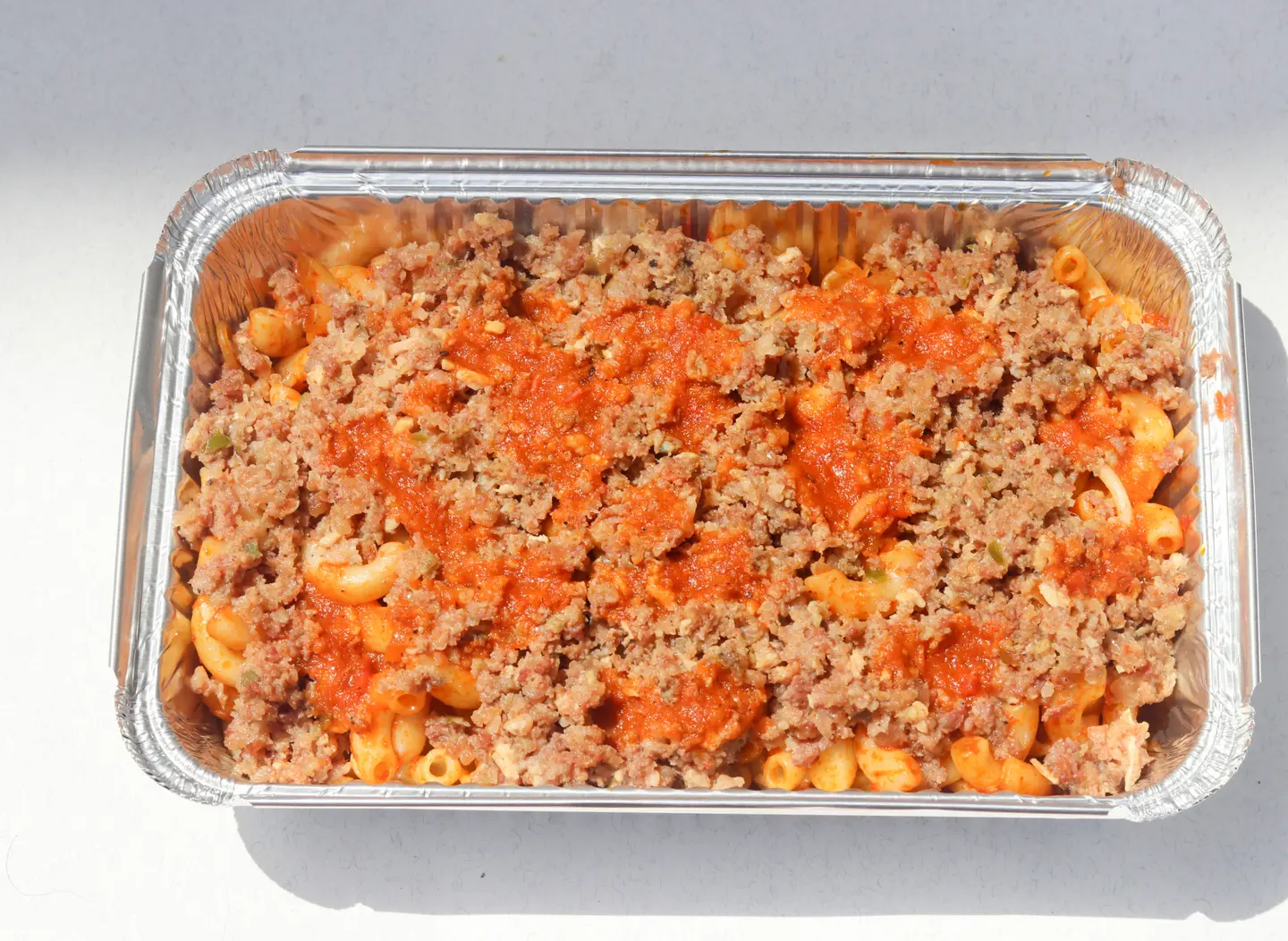 Macaroni With Ground Meat Tagine