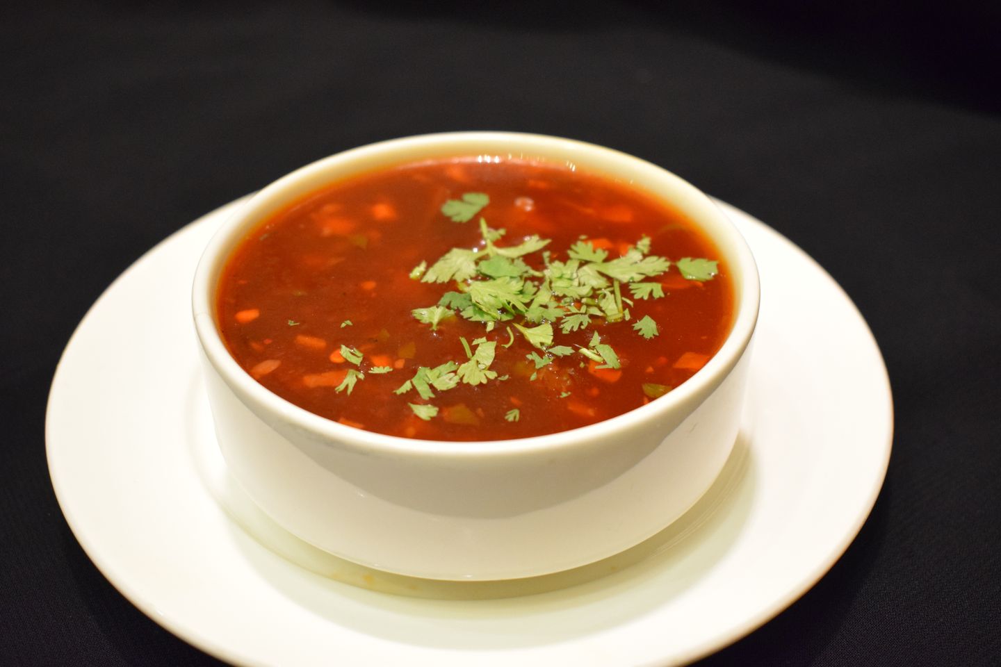 الشوربة الساخن وتعكر (نباتي)
