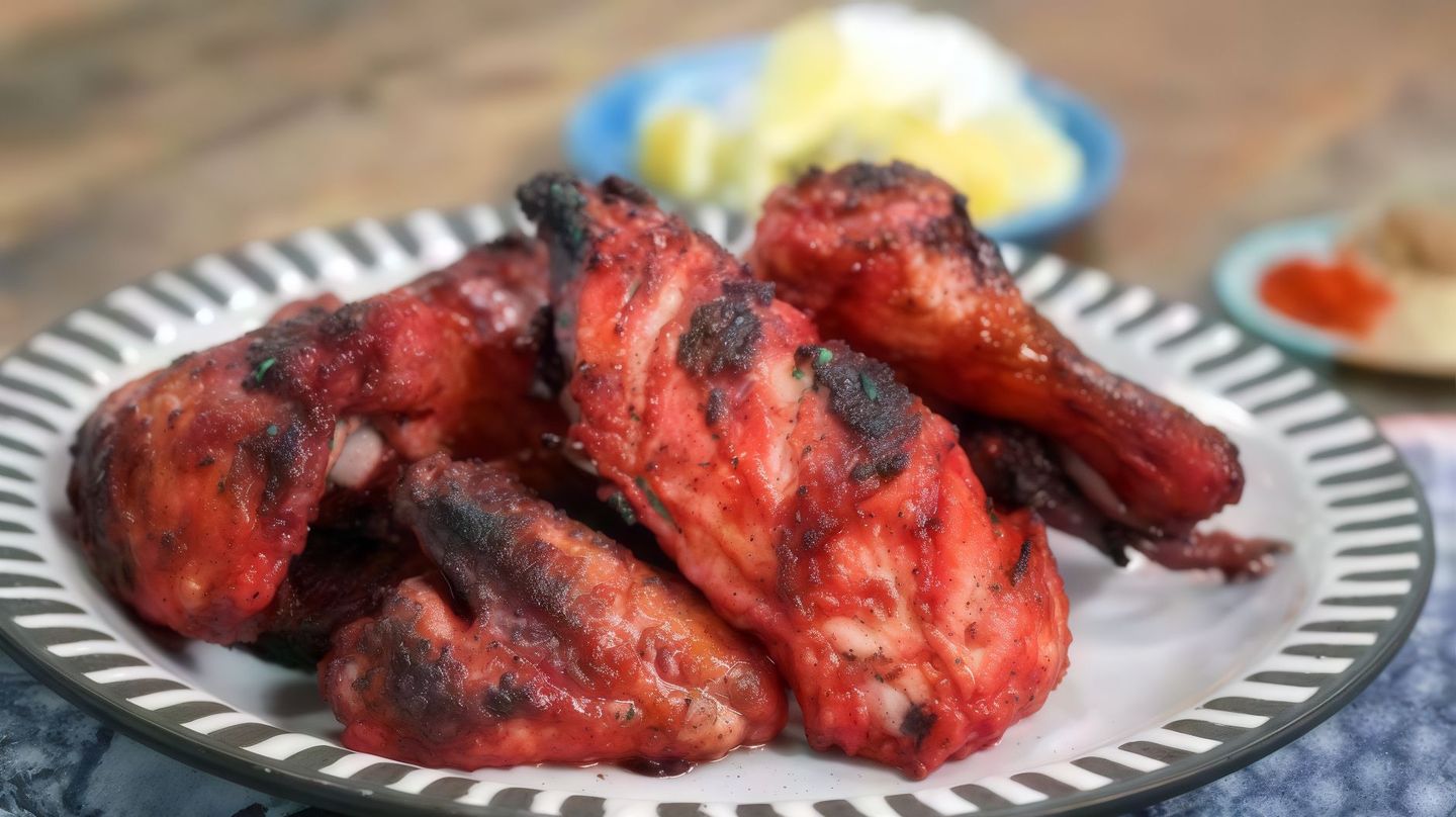 الدجاج تندوري (نصف)