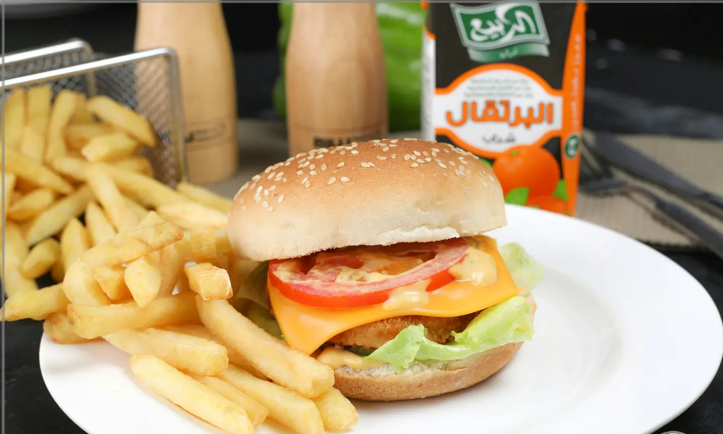 وجبة بورغر أطفال