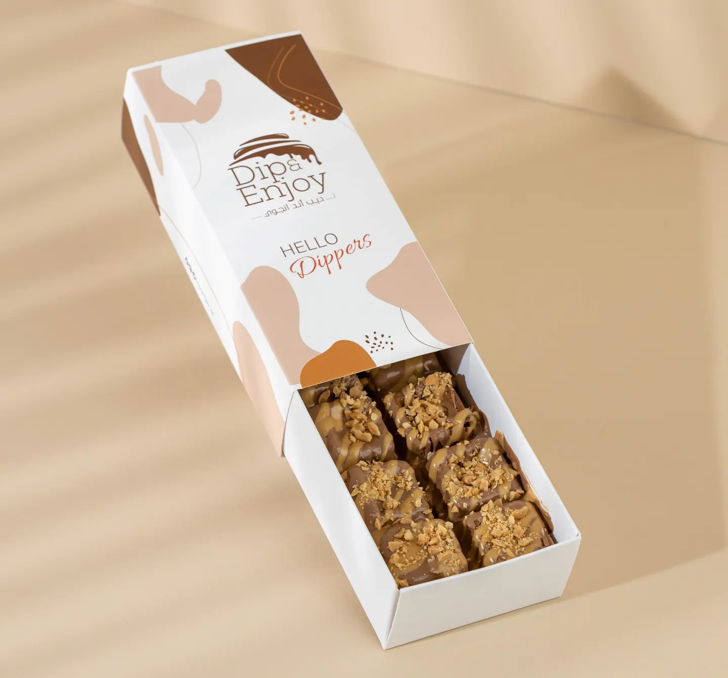 Waffle Chocolate With Peanut Butter