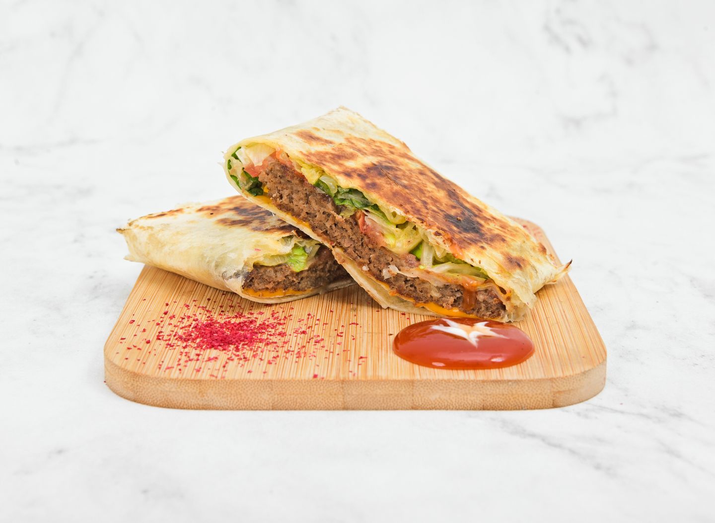 Tortilla Beef Burger