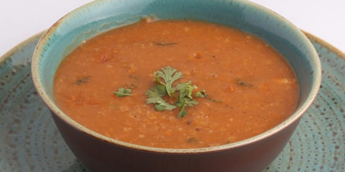 شوربة شوفان بالدجاج