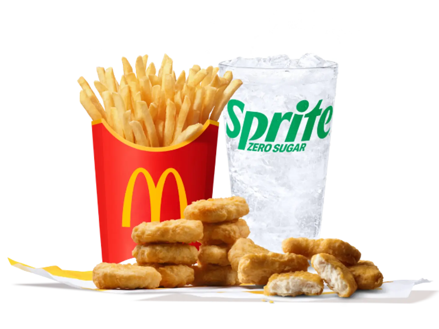 9 Pcs Nuggets Large Meal With 4 Pcs Nuggets