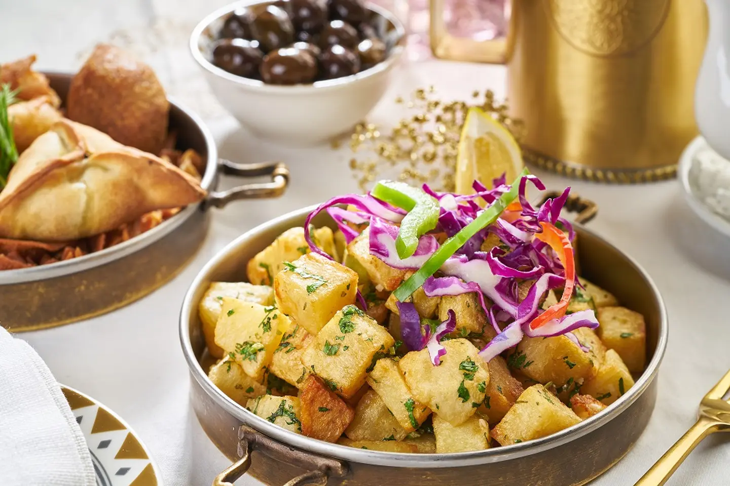 بطاطس حارة