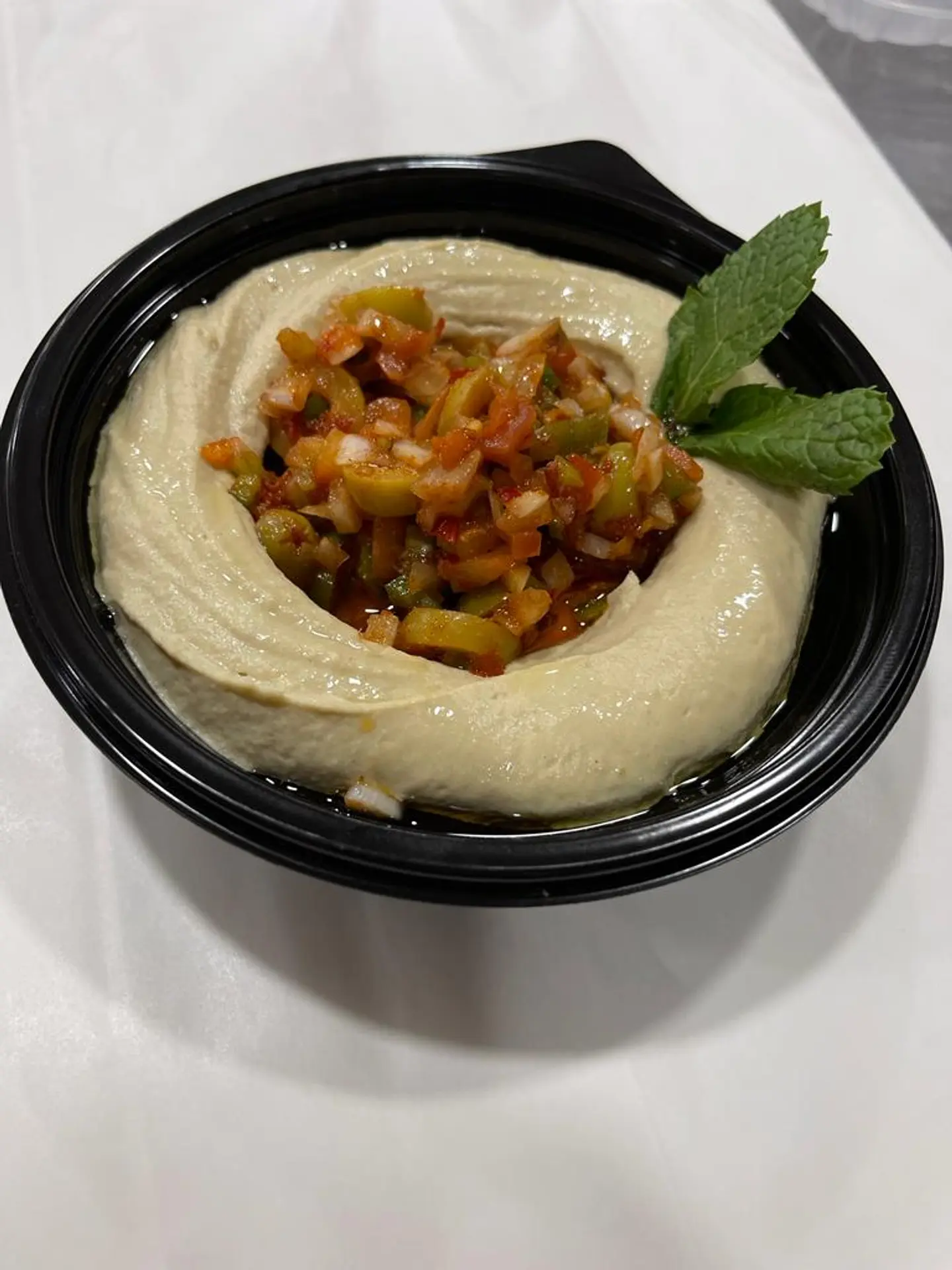 Hummus With Olives