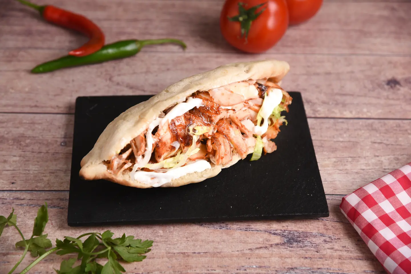 "Chicken Shawerma  Samoon "