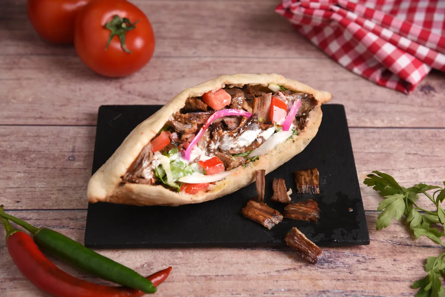 Samon Beef Shawerma