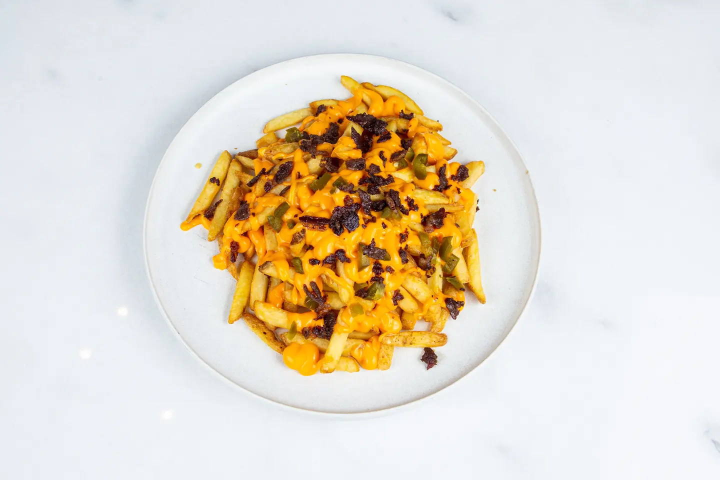 Small Fries Dish With Cheese