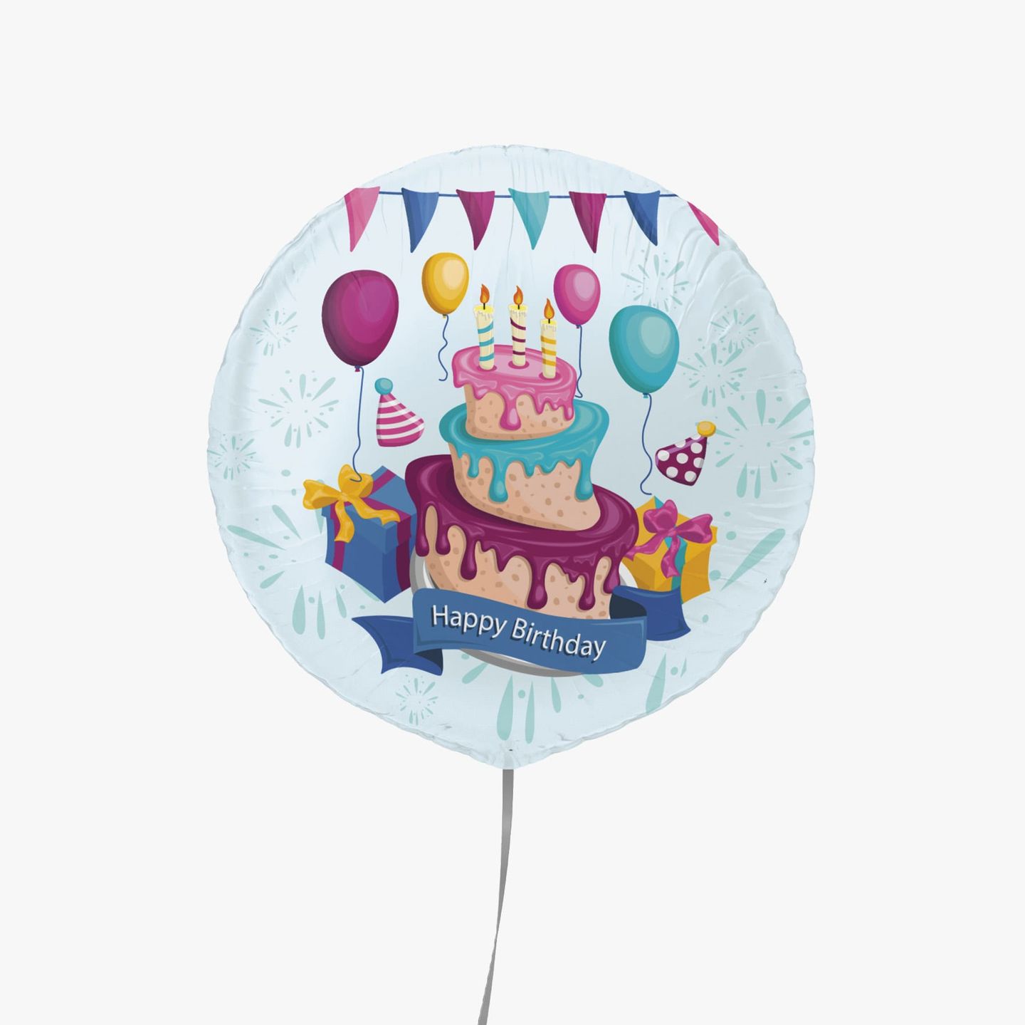 Round Happy Birthday