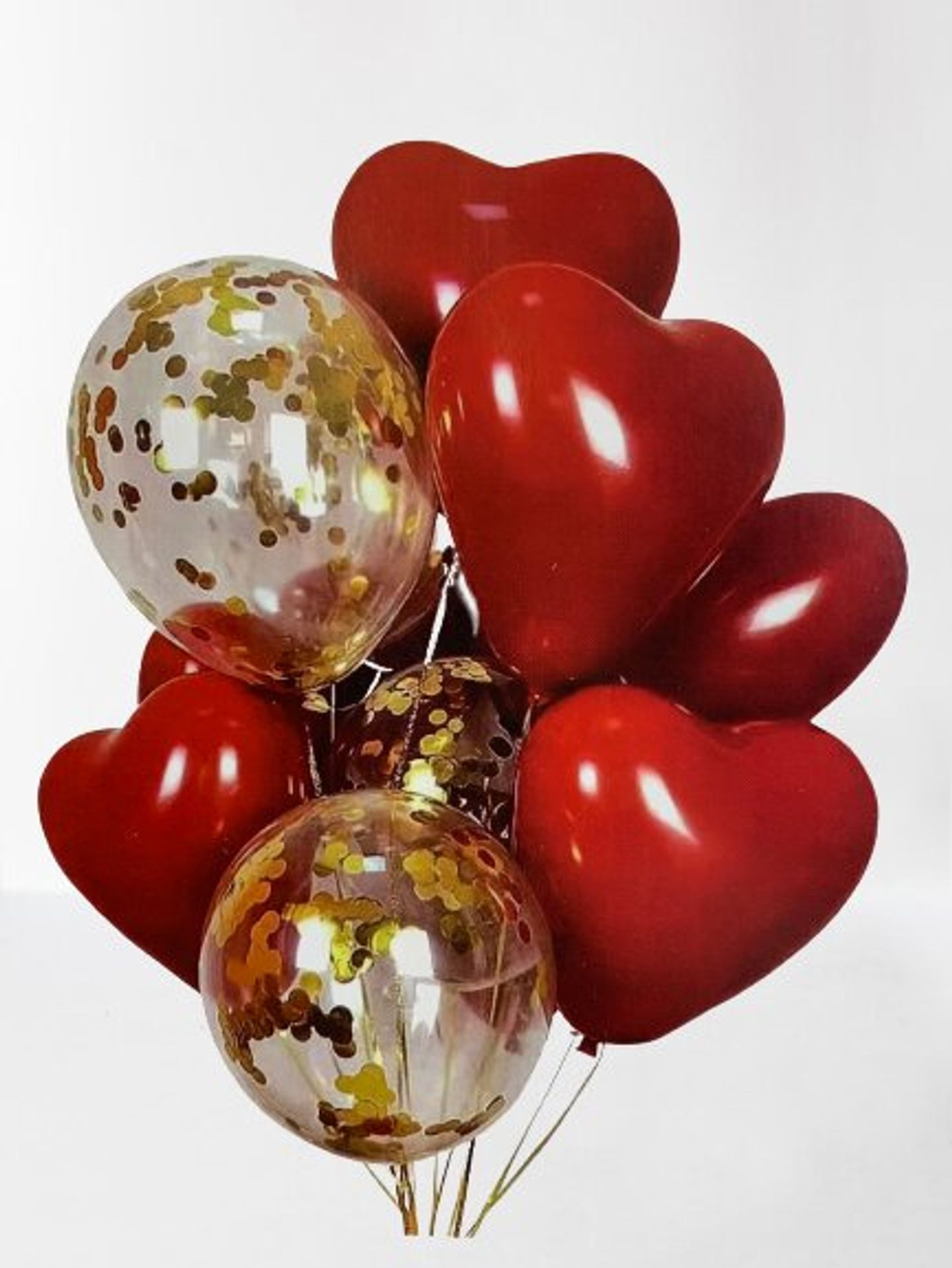 Dark Red Balloon Set