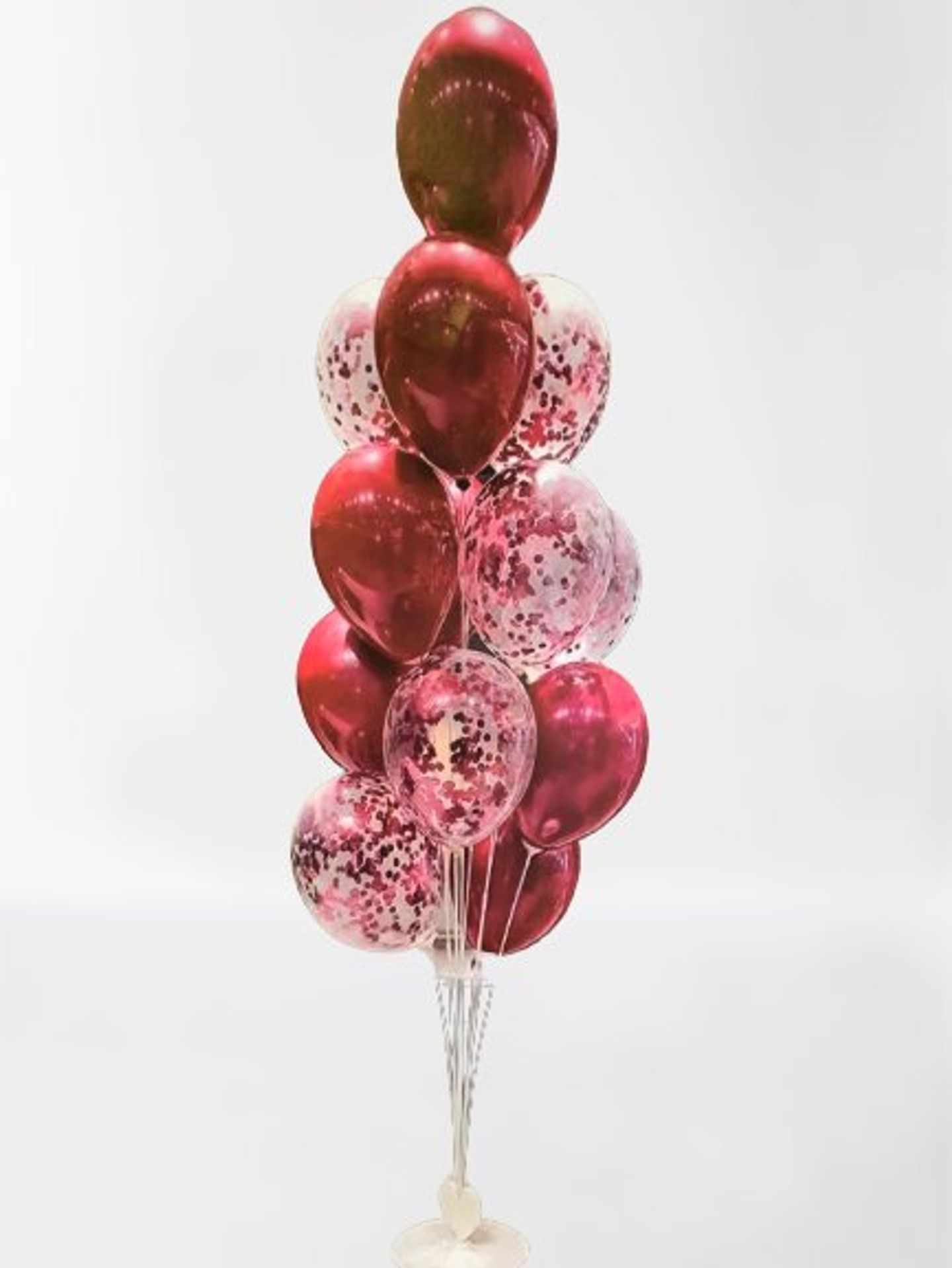 Red And White Balloon Stand