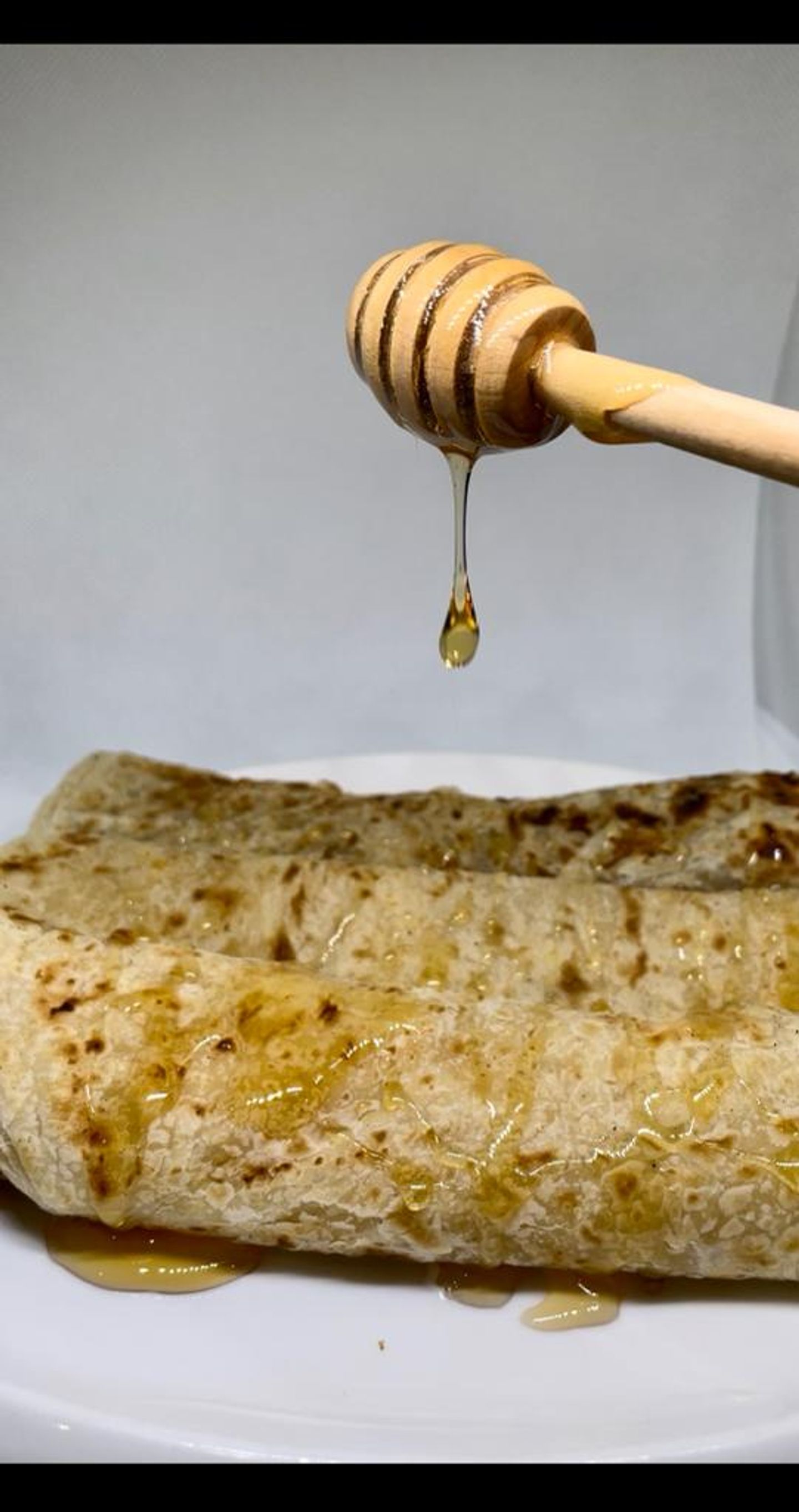 Cheese And Honey Chapati