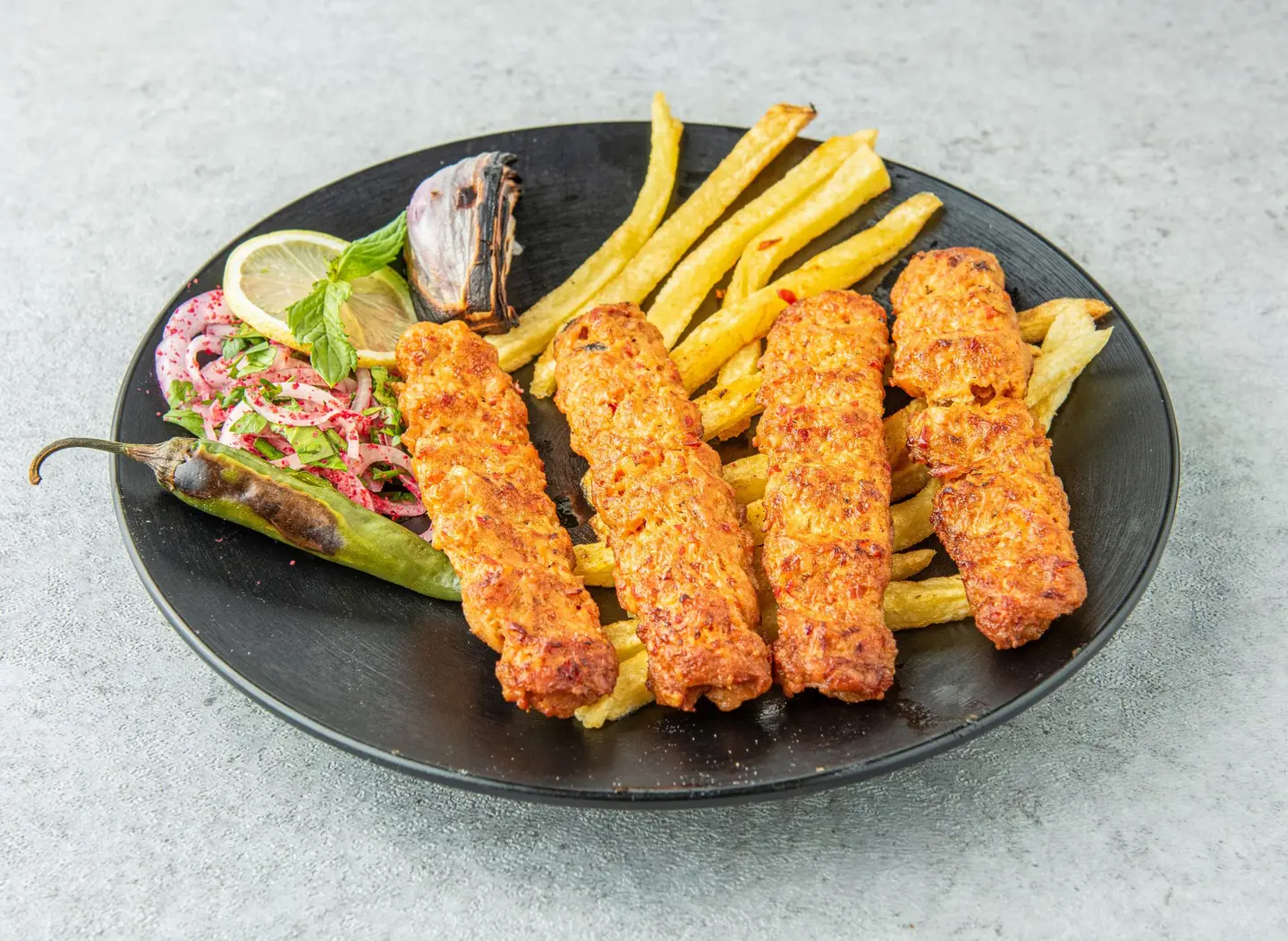 صحن كباب دجاج