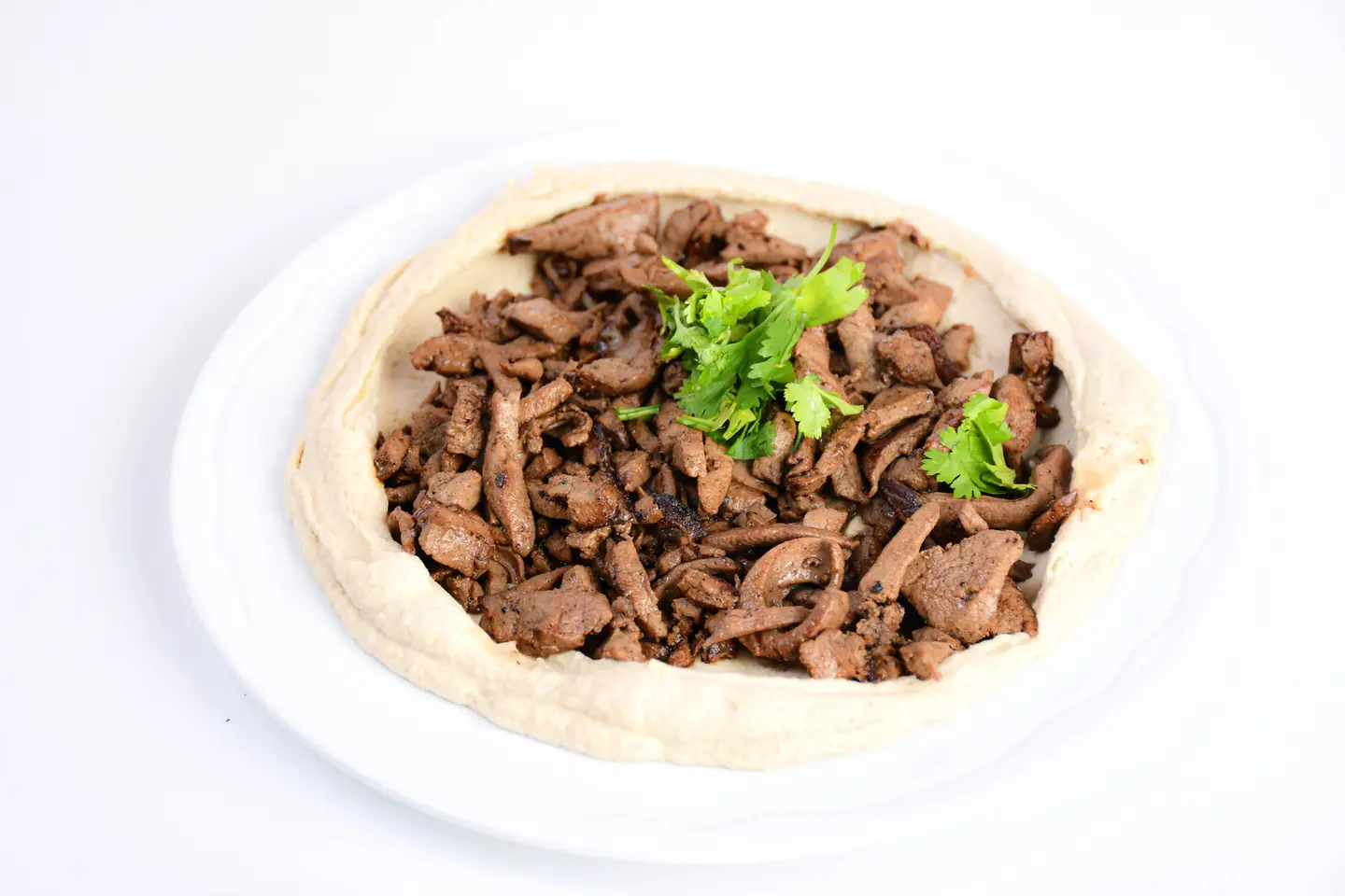 Liver With Hummus