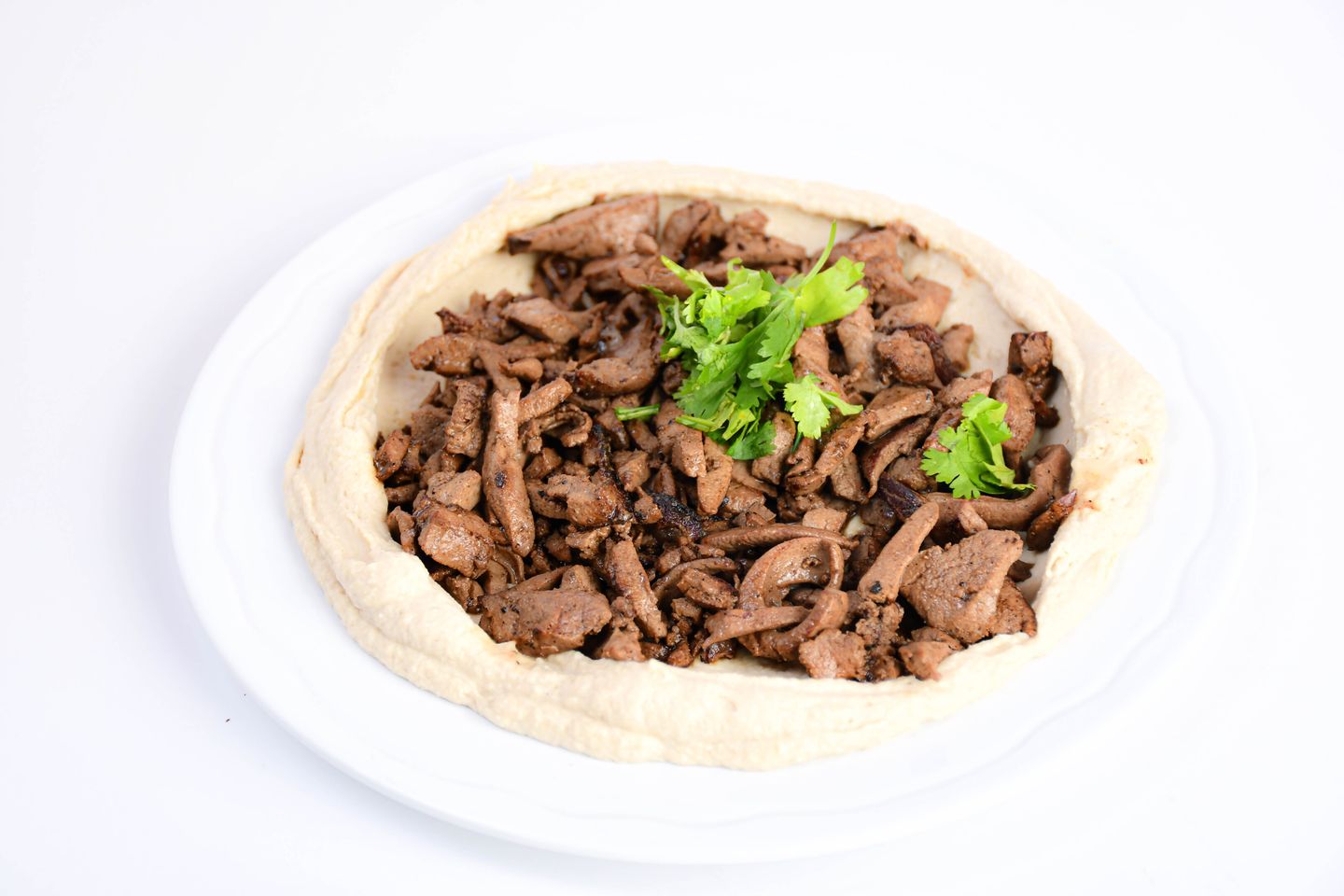Liver With Hummus