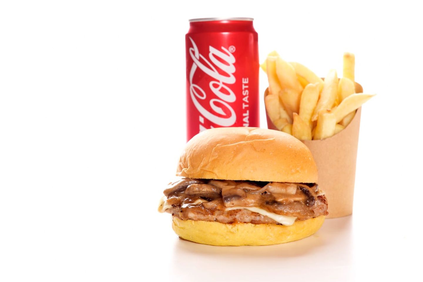 Mushroom Chicken Burger