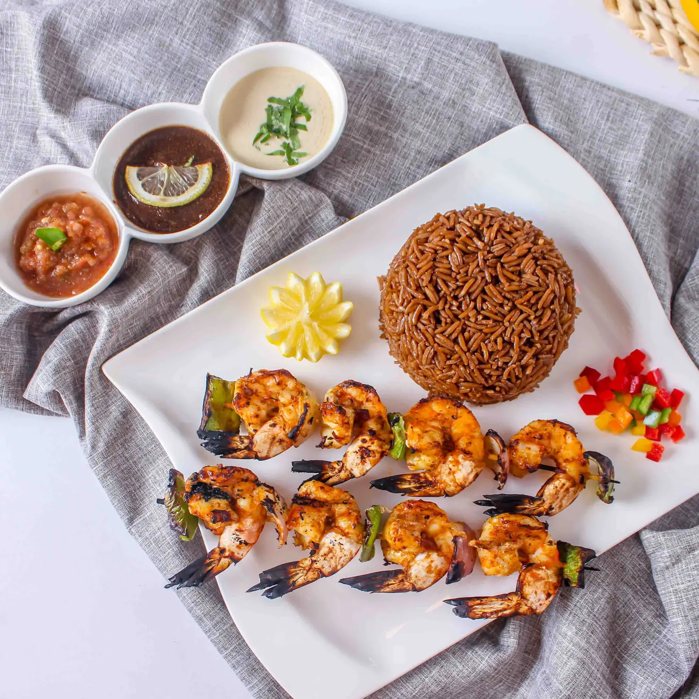 Grilled Shrimp Meal