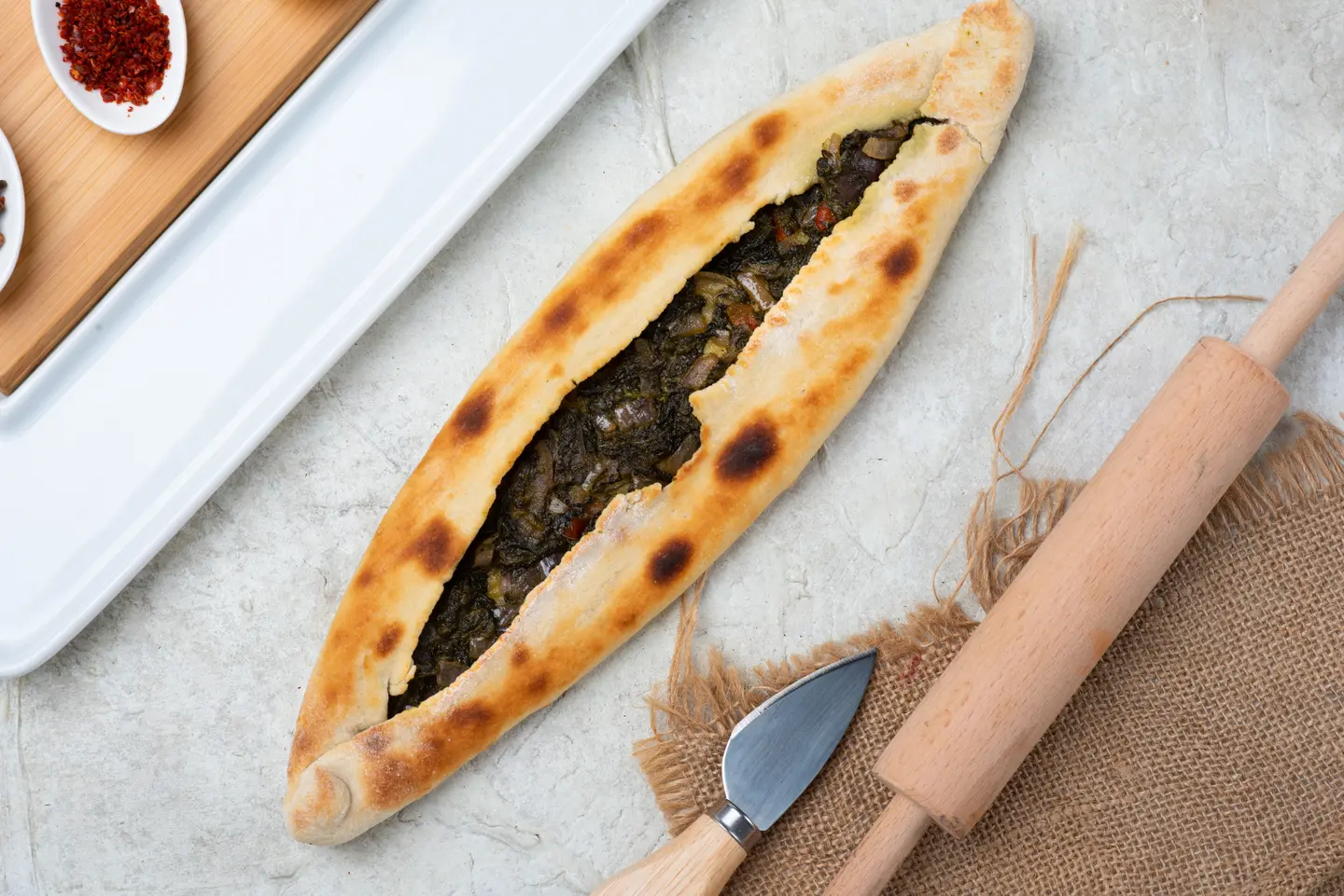 فطيرة سبانخ