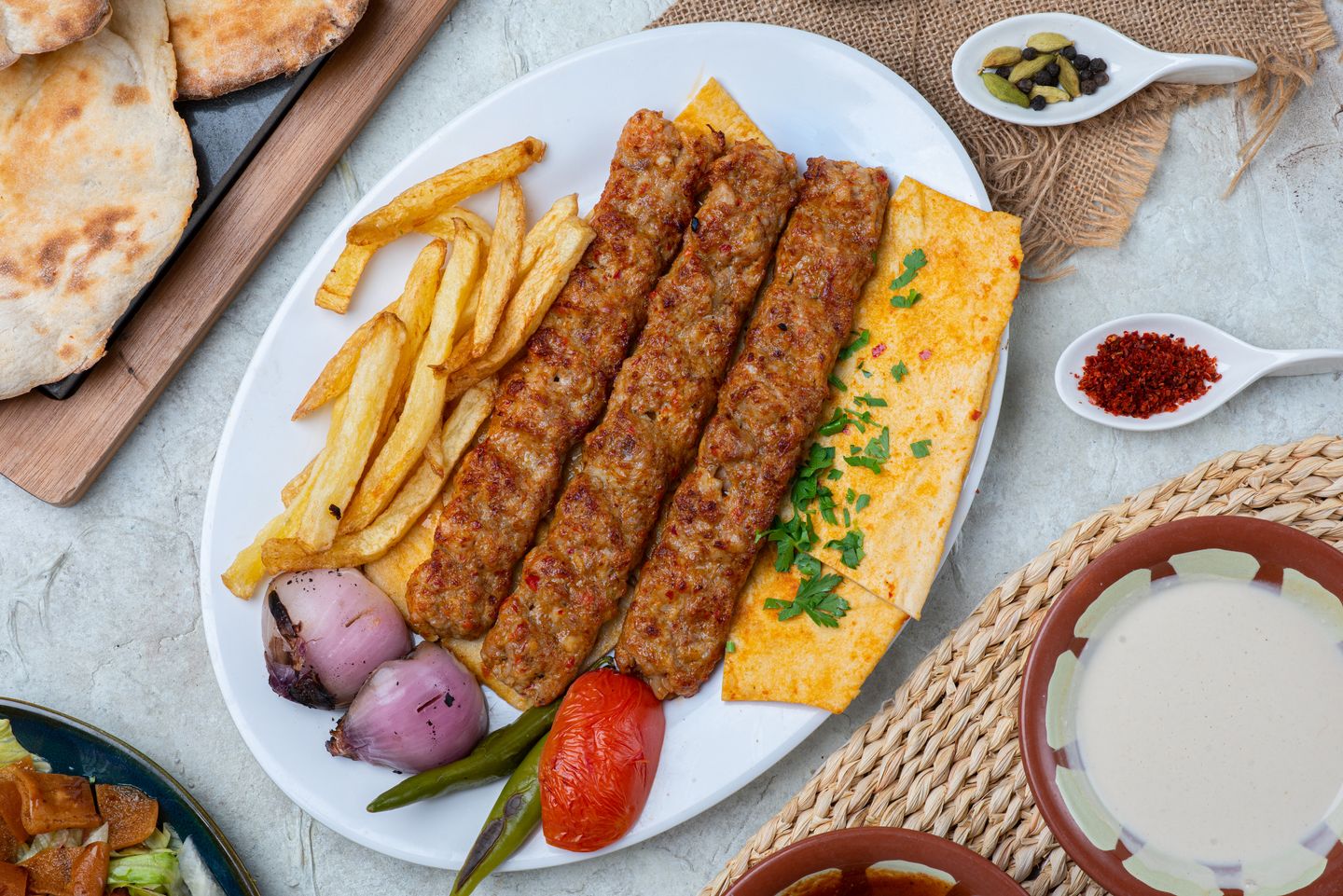 كباب دجاج صحن