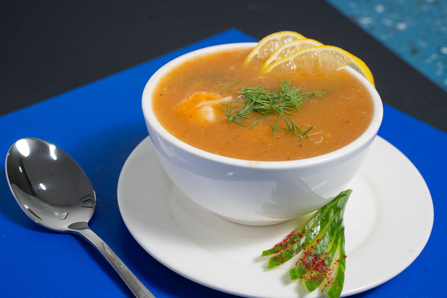 Tomato Based Shrimp Soup