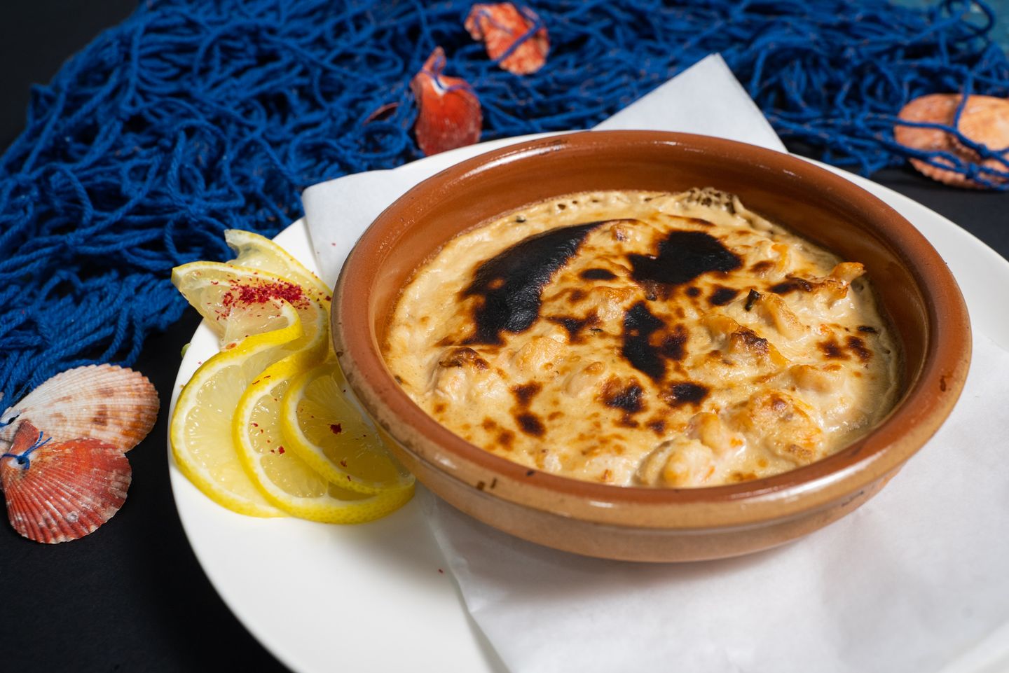 طاجن روربيان طحينية