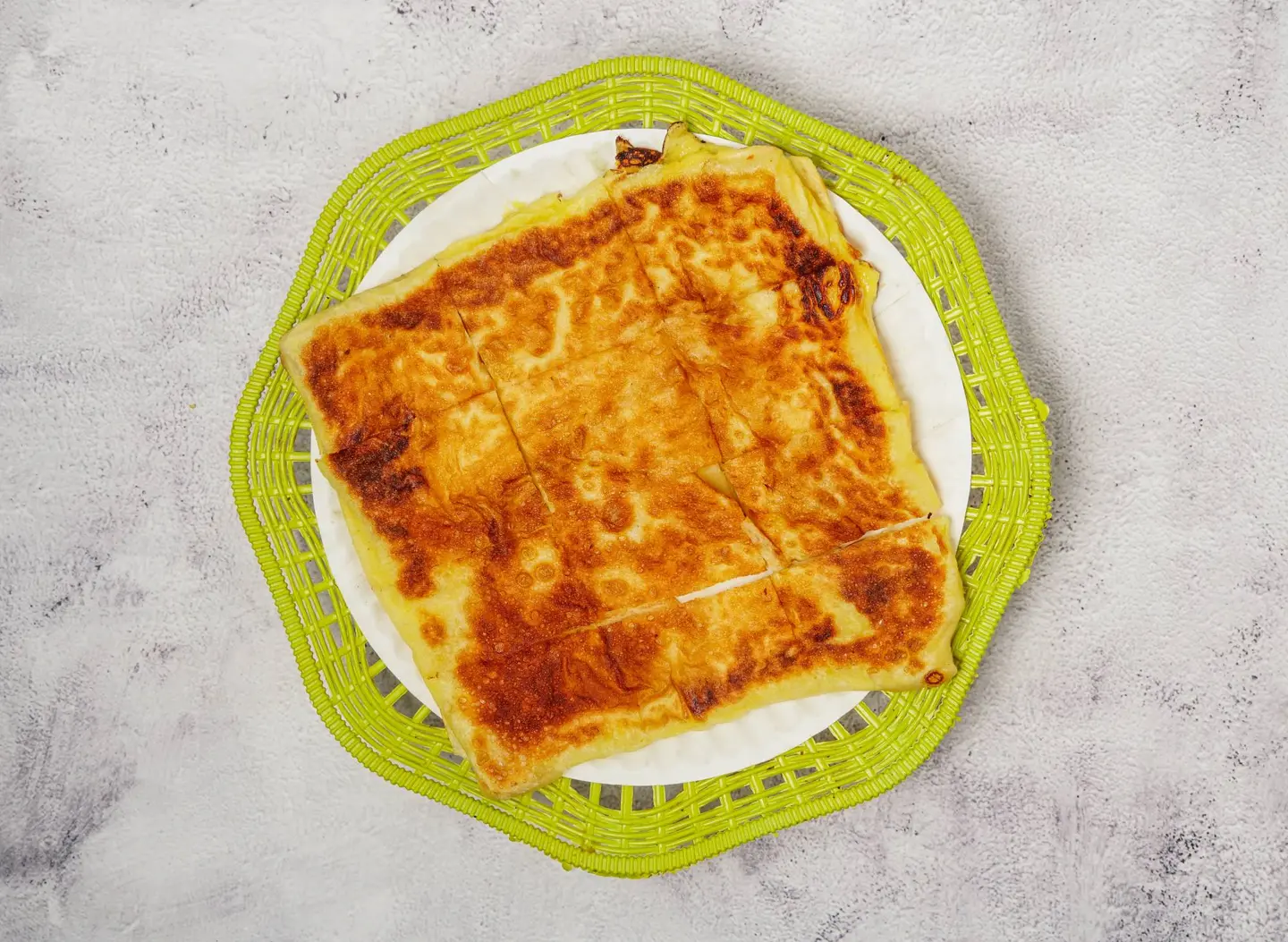 مطبق حلو بالقشطة
