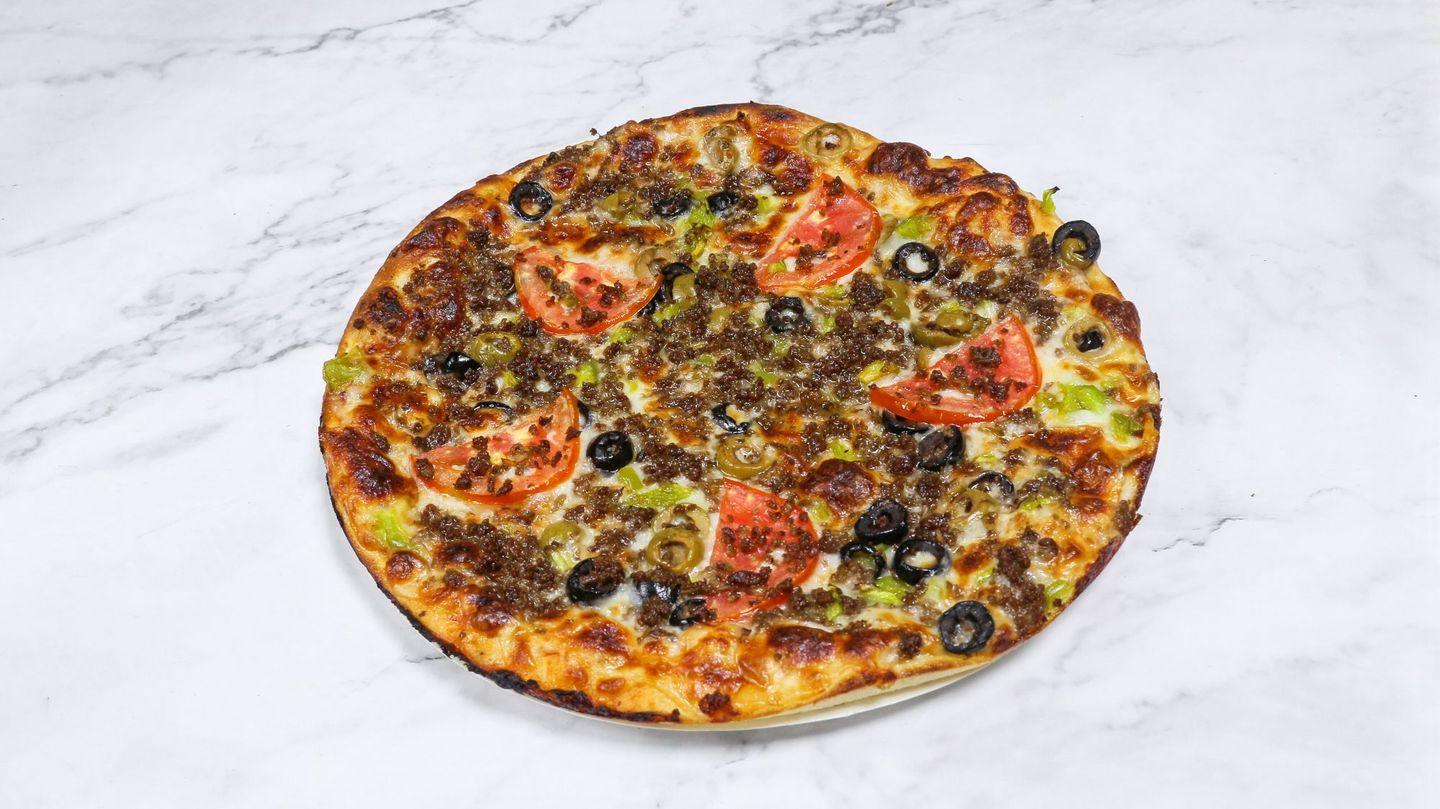 Ground Beef Pizza