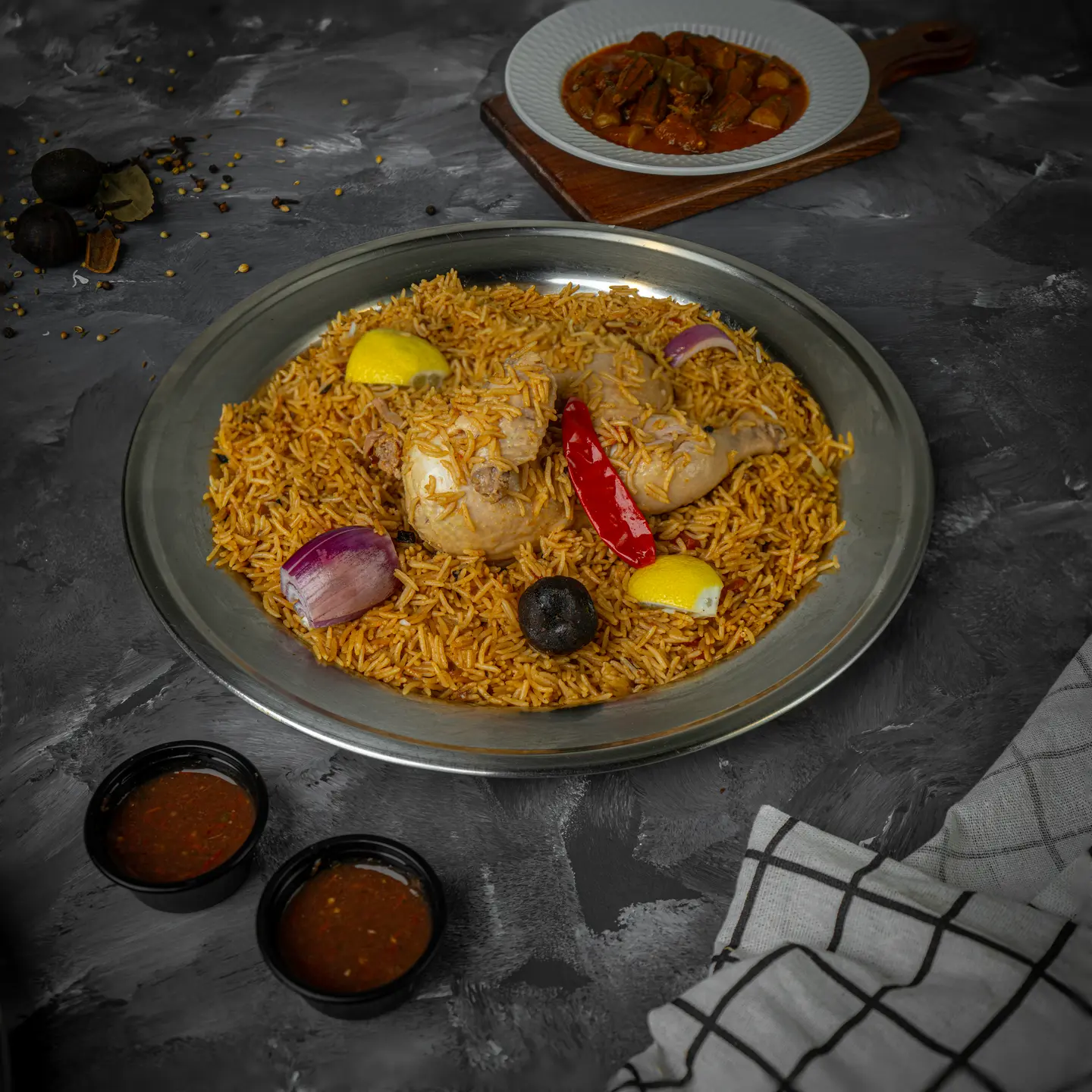 Madghot Chicken Red Mazza Rice - Half Chicken