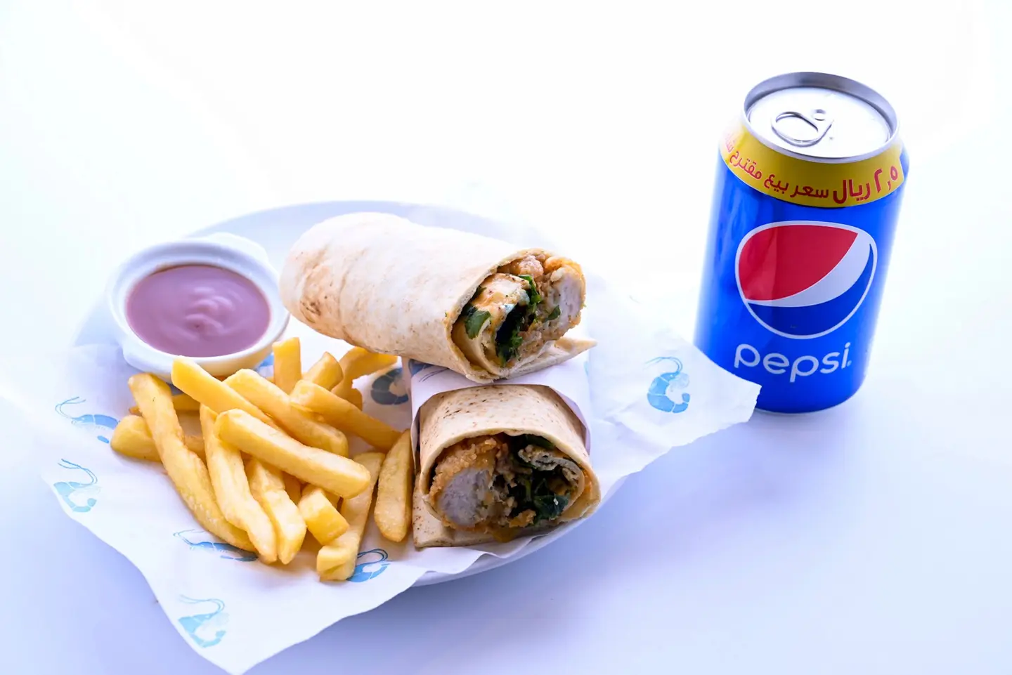 وجبة ساندوتش جمبري مقلي