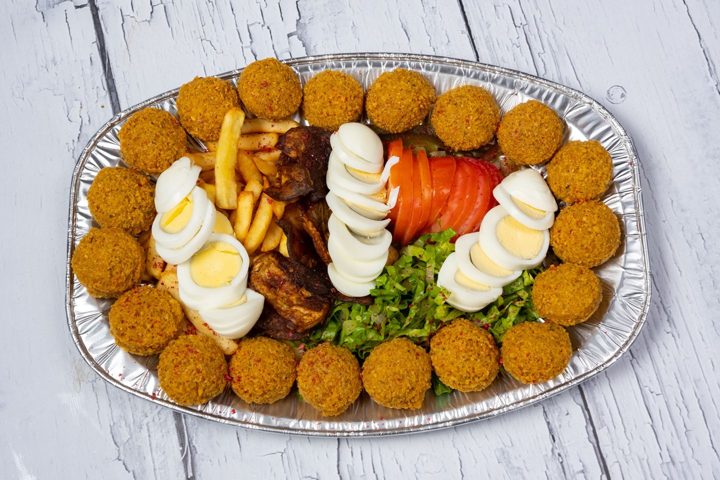 صحن فلافل - مشكل